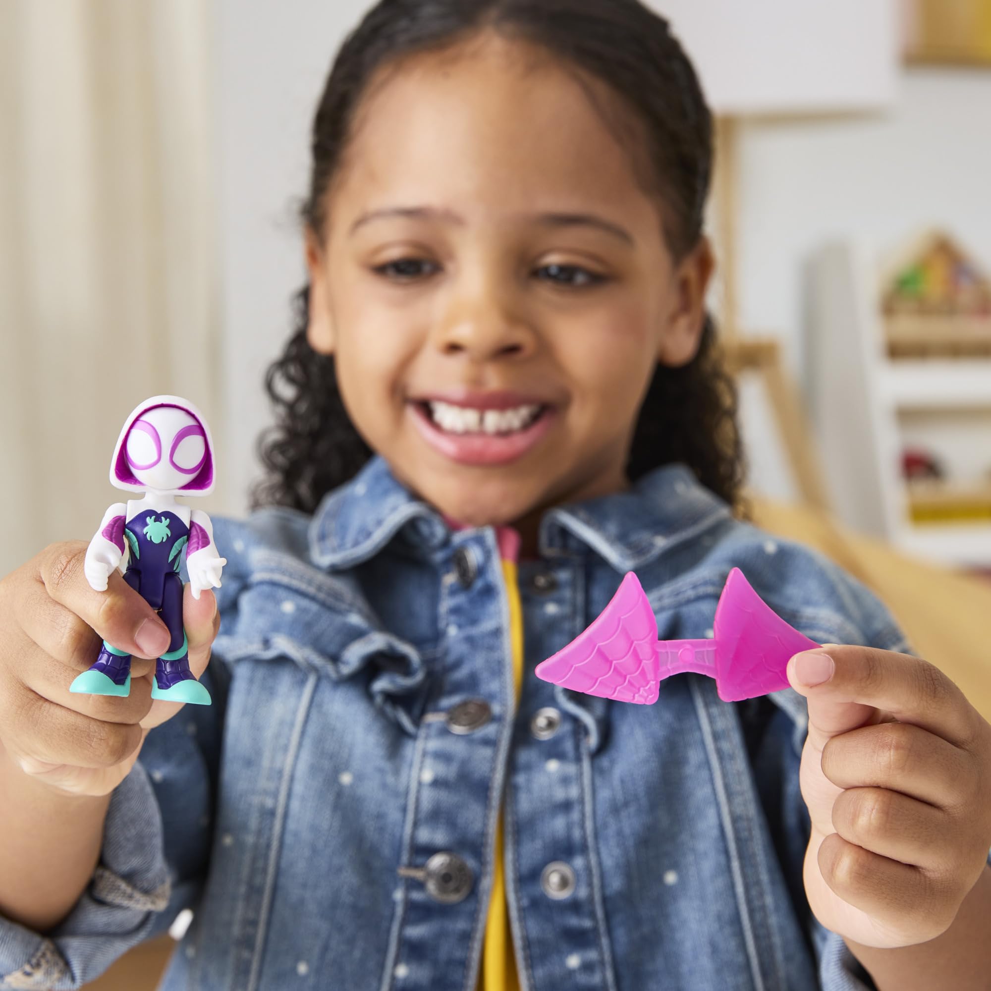 Spidey und seine unglaublichen Freunde – Netzschwing-Abenteuerset – 4er-Pack bewegliche Marvel-Actionfiguren