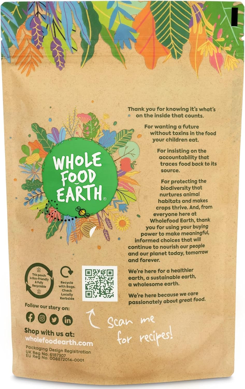 Wholefood Earth Bio-Maniokmehl – ​​1 kg | Gentechnikfrei | Vegan | Ballaststoffreich 4