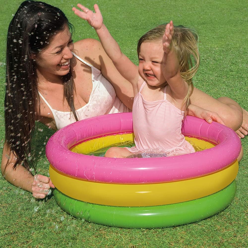 Intex 57107NP Sunset Glow Baby Pool - Inflatable Toddler Pool for 1-3 Years 4