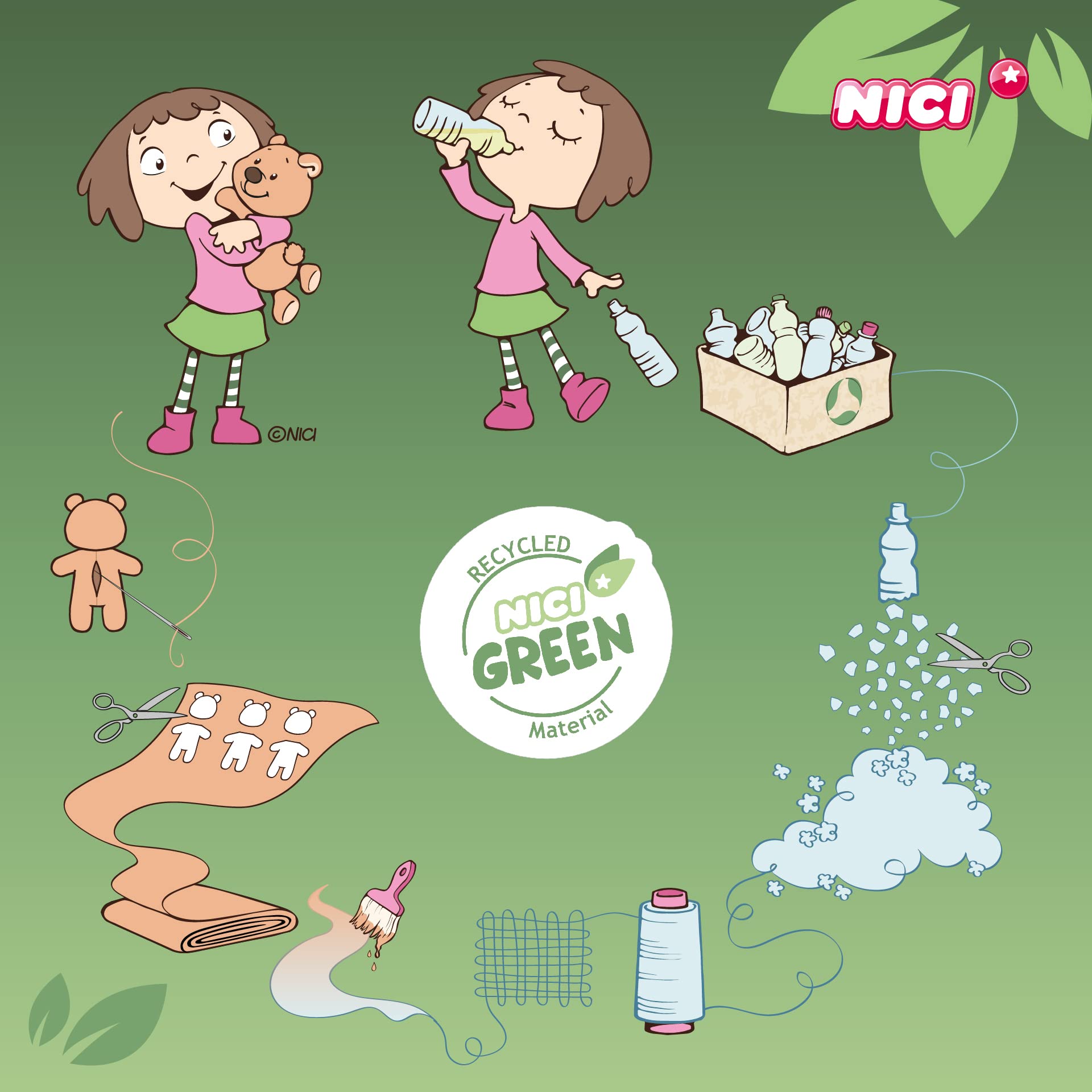 NICI MagNICI Don Fuego Salamander Plush Toy - 12 cm, Recycled Materials, Magnetic Feet 7