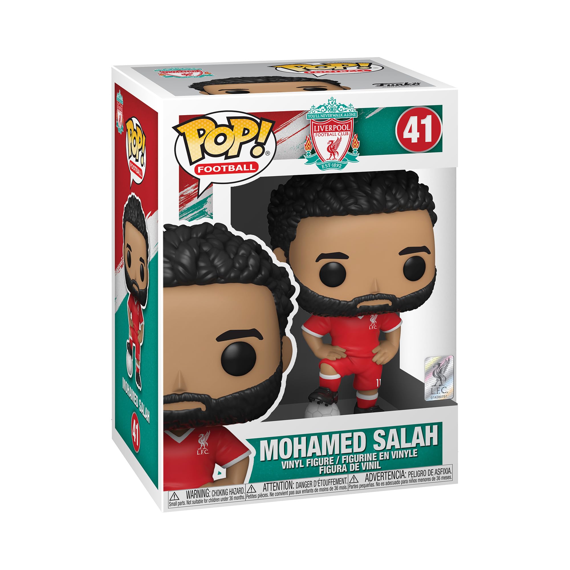 Funko Pop! Football: Liverpool - Mohamed Salah Vinyl Figure (52173)
