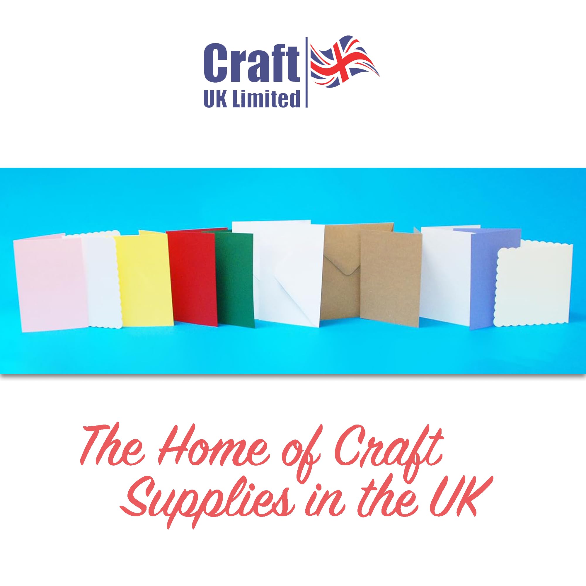 Craft UK Limited 2335 - 150 C5 Bright White Envelopes for Cards & Invitations | 100 gsm Papier 8