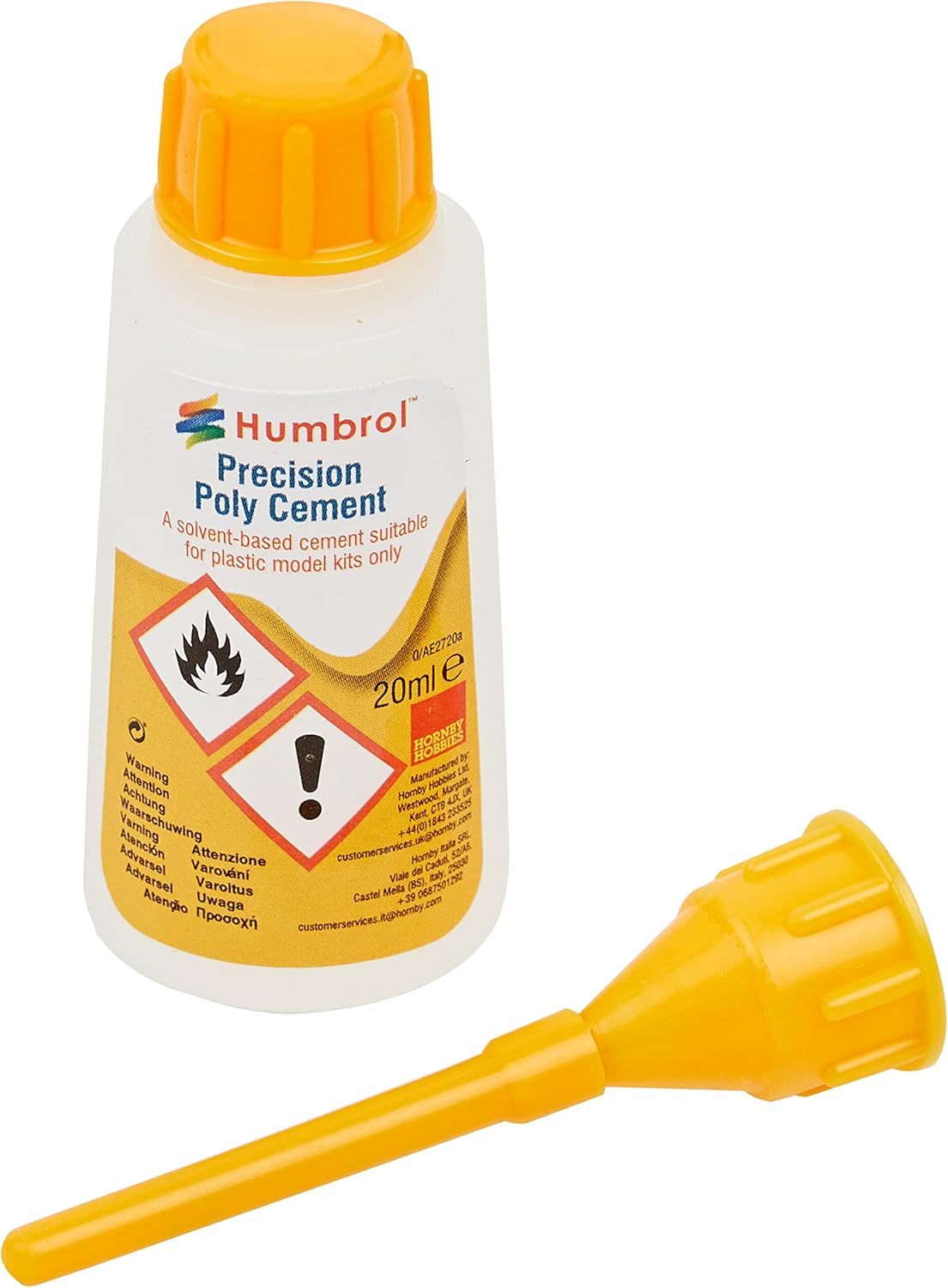 Humbrol AE2720 Poly Cement Clear Adhesive for Plastic Model Kits 3