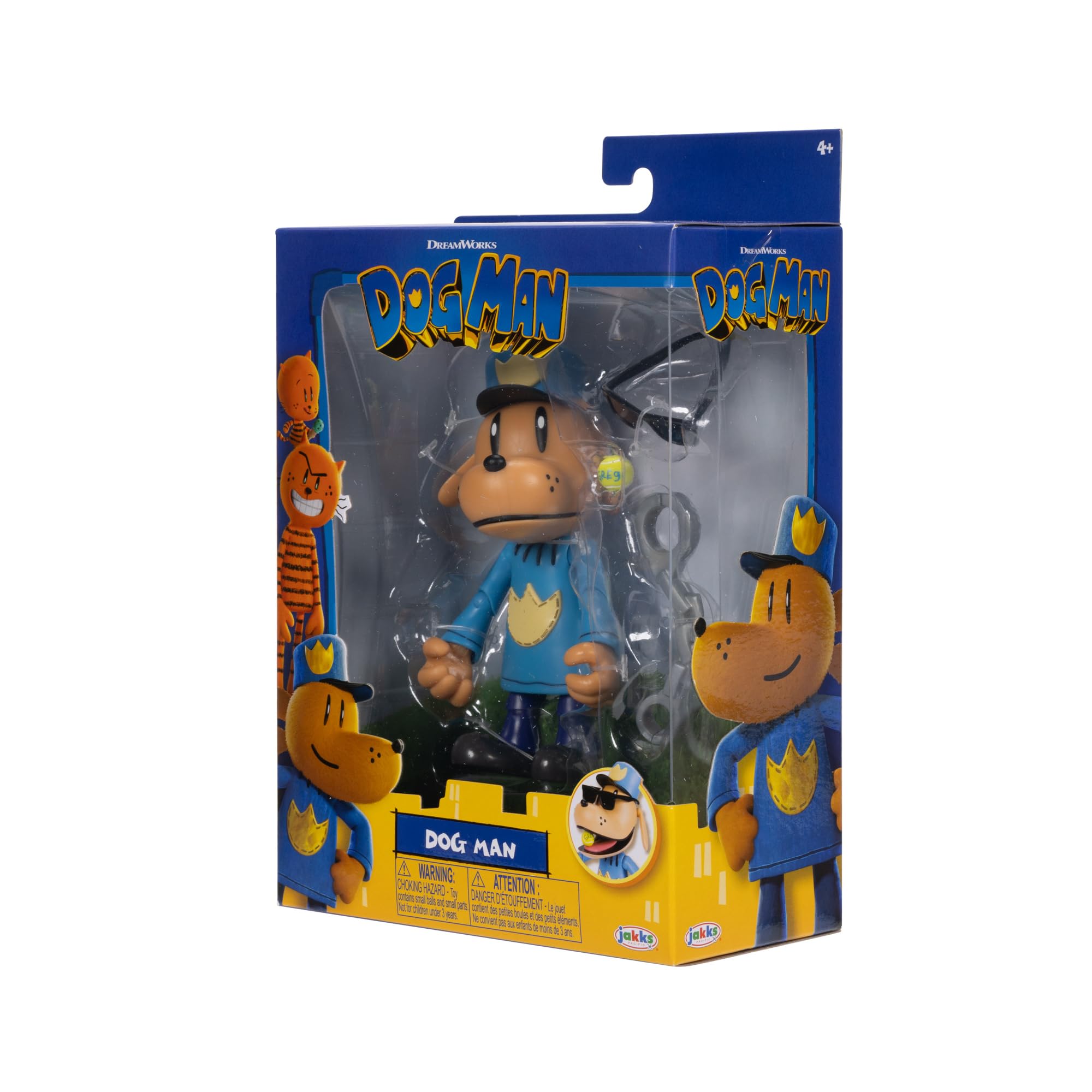 Dog Man 12.7cm Articulated Action Figure with Accessories - Action Toy for Kids 3