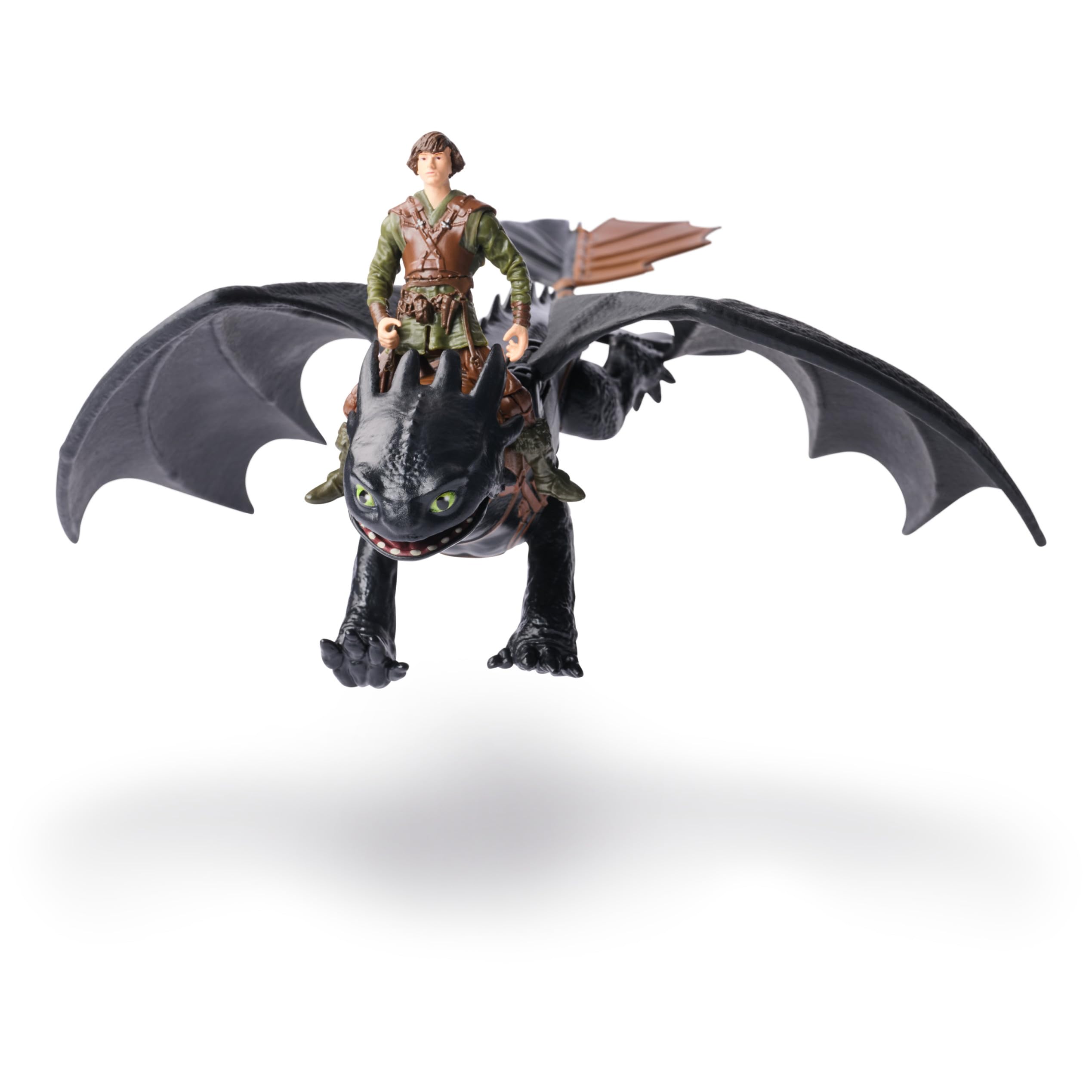 Dreamworks Dragons How to Train Your Dragon Toothless & Hiccup Roaring Minis - 7.5 cm Viking Figure with 33 cm Dragon Toy
