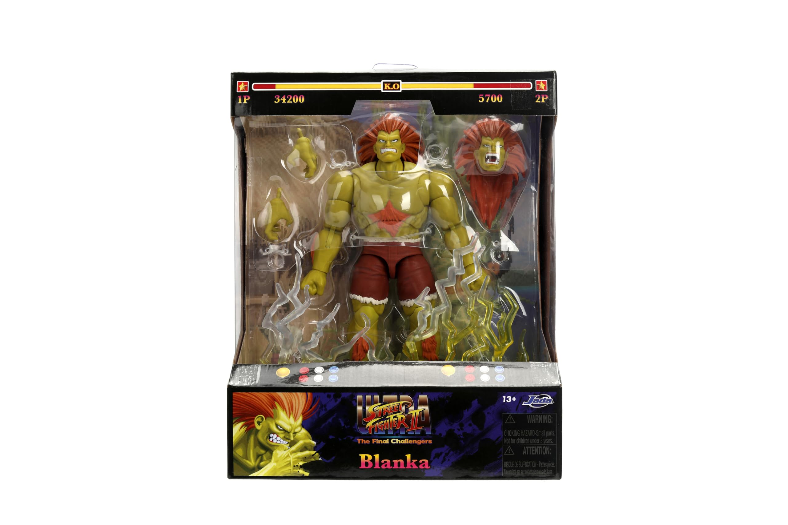 Jada Blanka Street Fighter 6" Deluxe Collector Figure 3