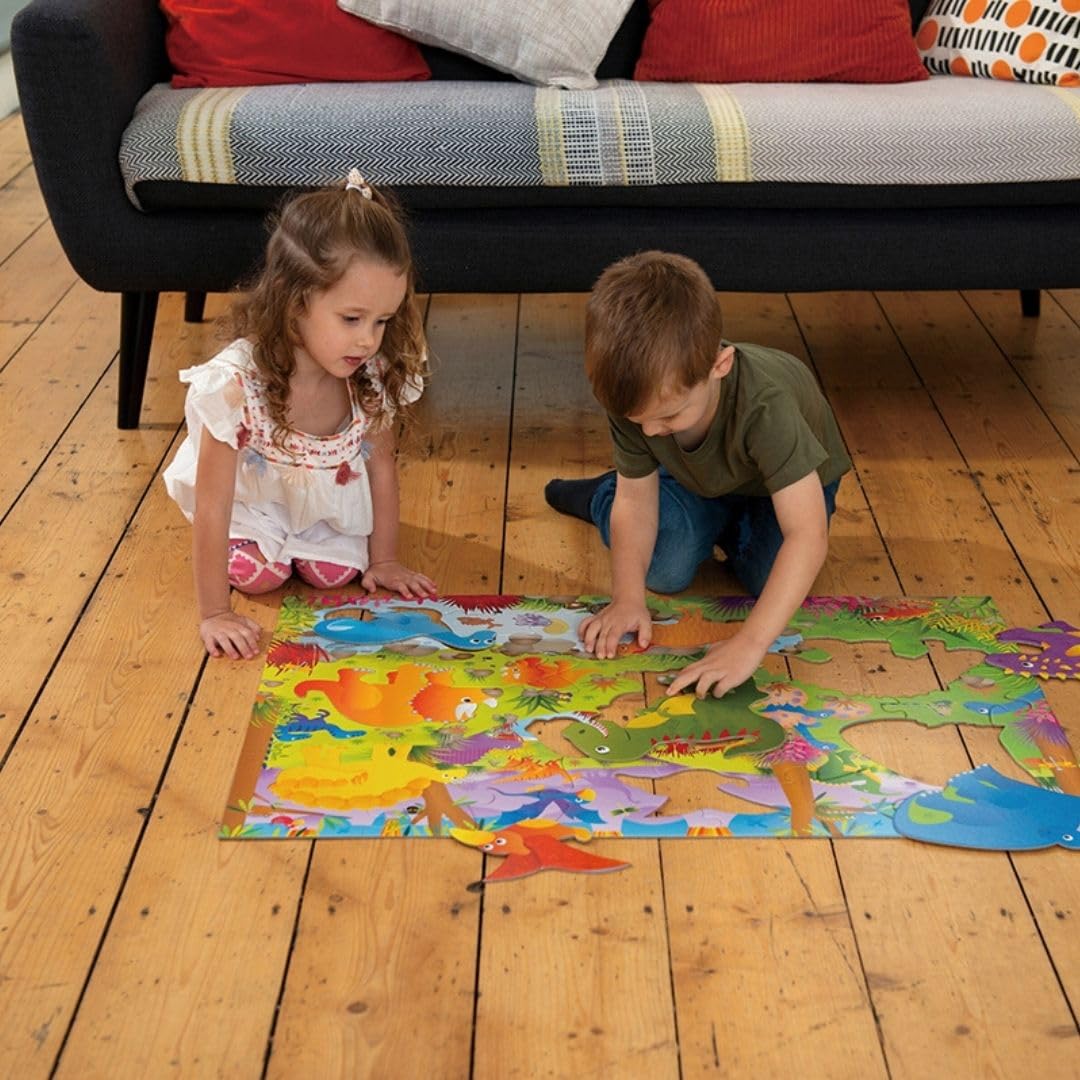 Galt Toys Giant Floor Puzzle - Dinosaurs, 30-Piece Extra Large Educational Puzzle for Kids Ages 3-6 10