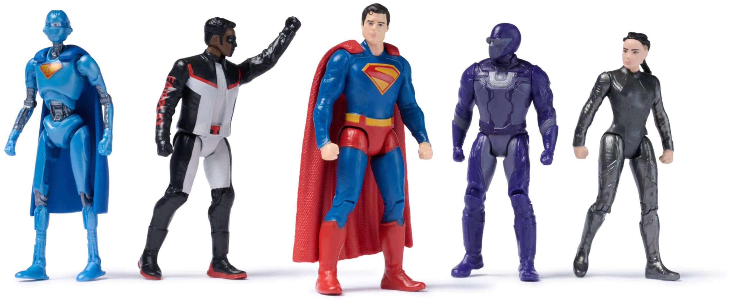 DC Comics Superman Heroes vs. Villains 5-Pack - 7 cm Action Figures for Kids 4-15