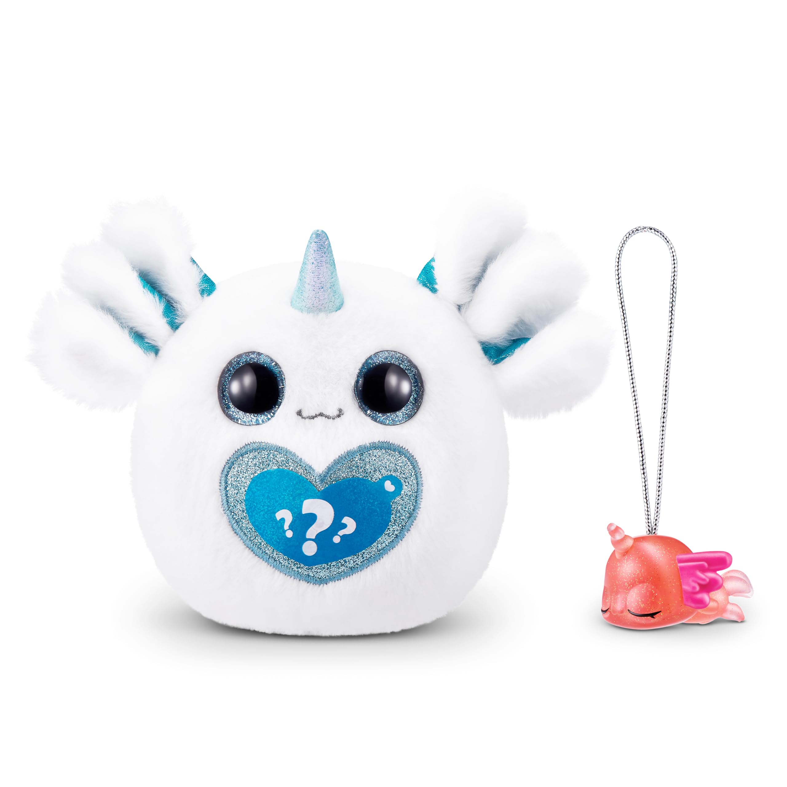 Rainbocorns Axolotlcorn Surprise by ZURU - Collectible Plush Toy with Magic Heart Reveal, Icepuff