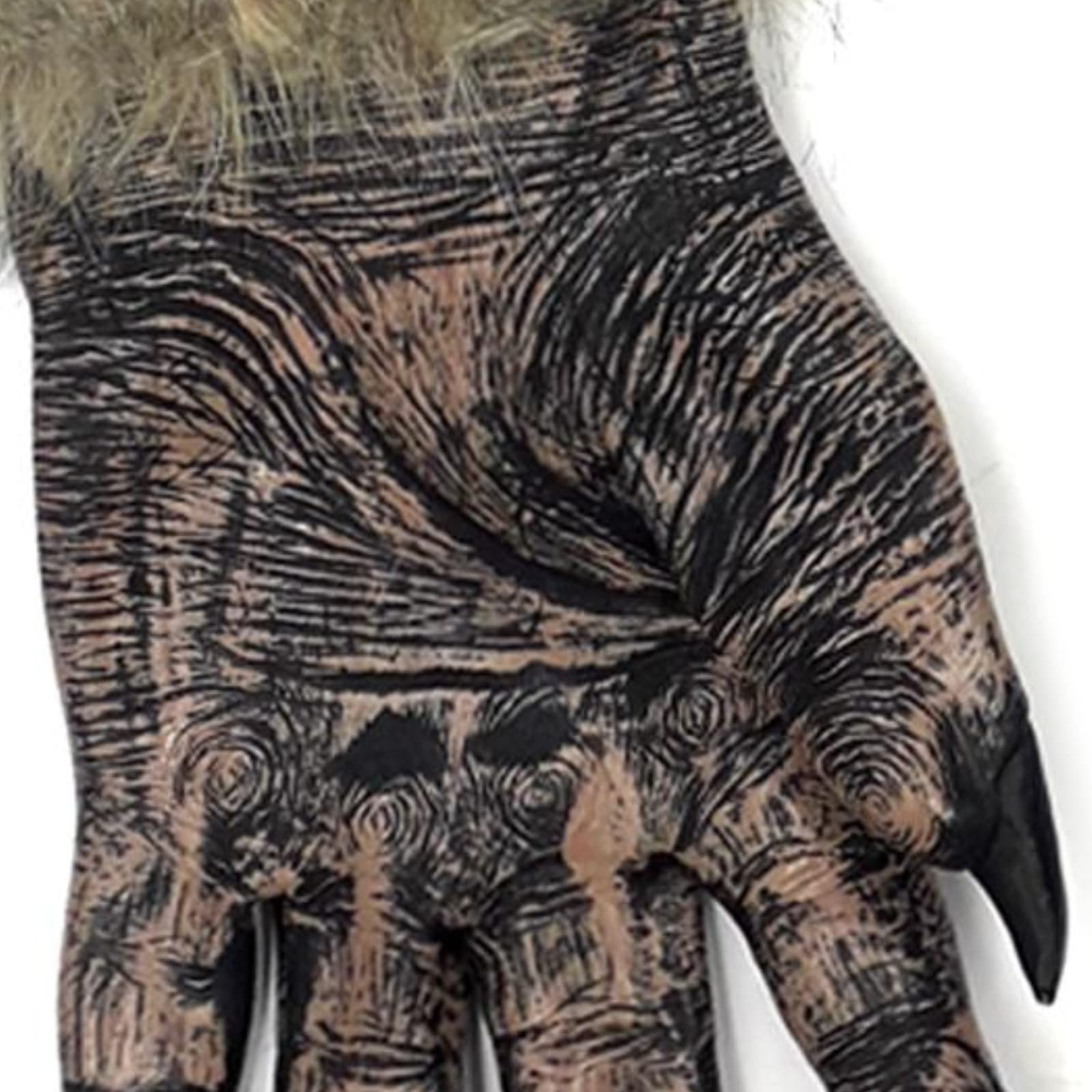 Bristol Novelty Wolf Hands MD241 | Black and Brown | Adult Unisex Costume Accessory 4