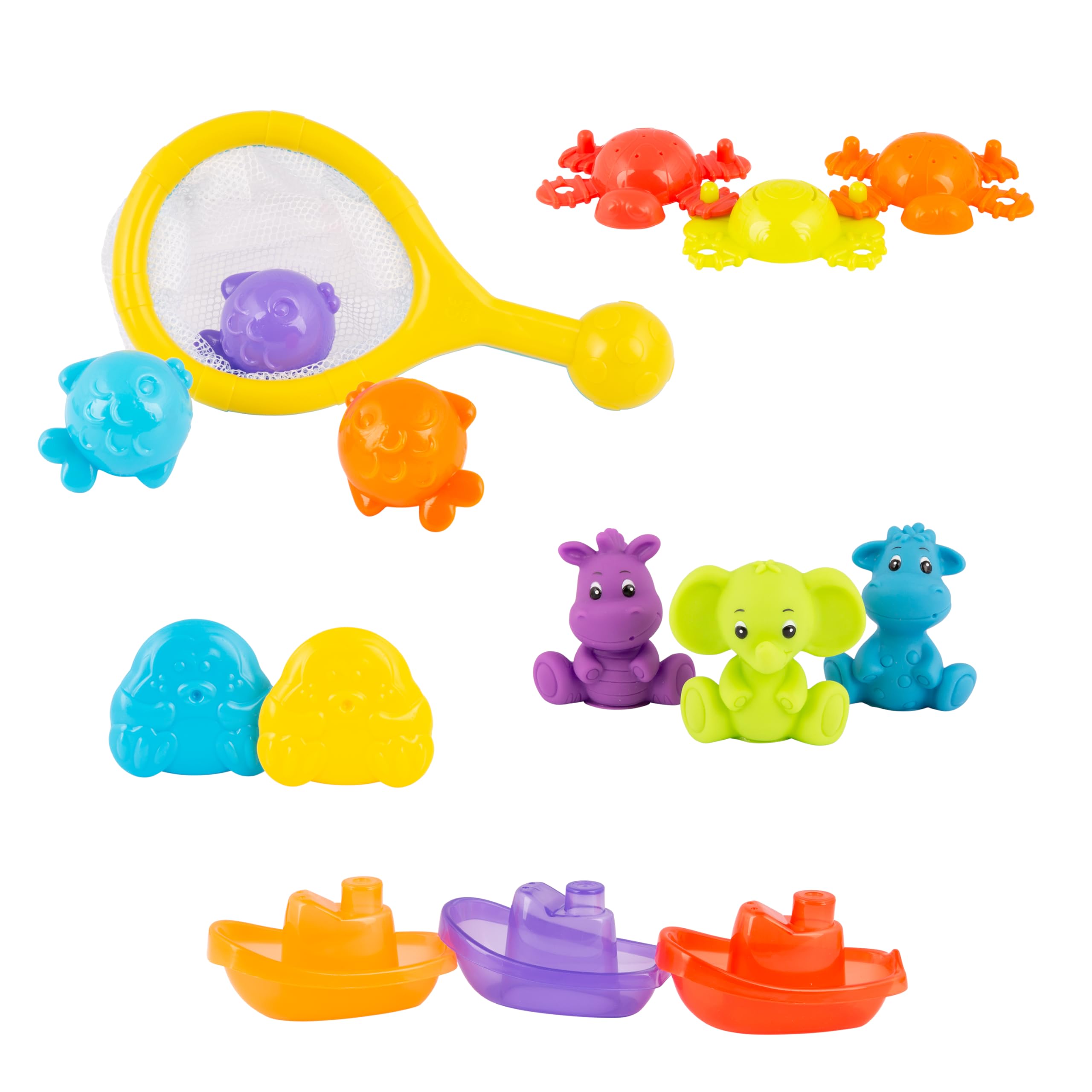 Playgro Splash & Explore Bath Time Activity Toys Gift Pack - 15-Piece for 6 Months+ 3