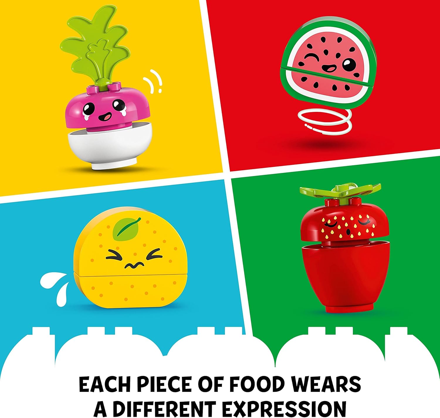 LEGO DUPLO My First Organic Market - Educational Fruit & Vegetable Toy Set for Toddlers 18 Months+