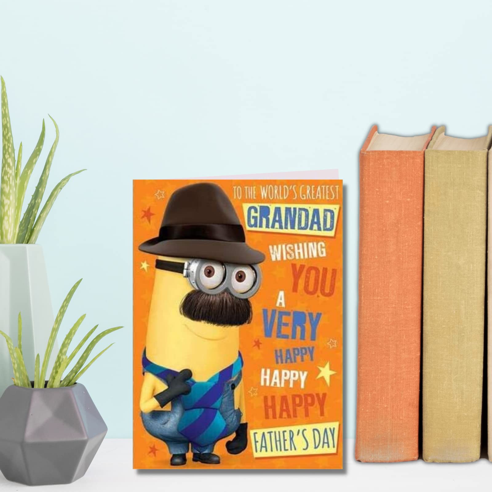 Danilo Promotions LTD Despicable Me Grandad Father's Day Card | FSC Certified | Multi Color