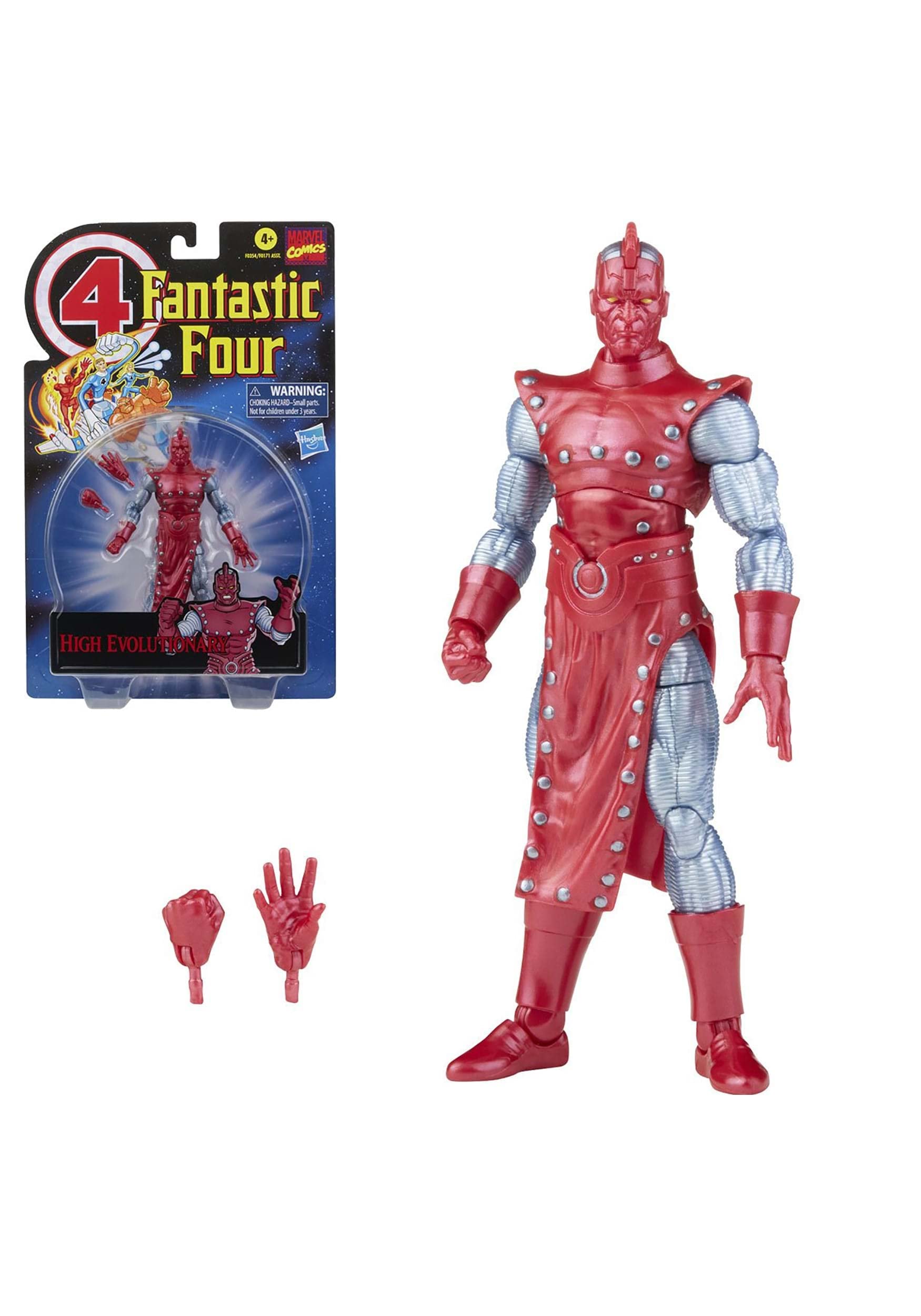 Hasbro Marvel Legends Series Retro Fantastic Four High Evolutionary 6-Inch Action Figure - Ages 4+ 7
