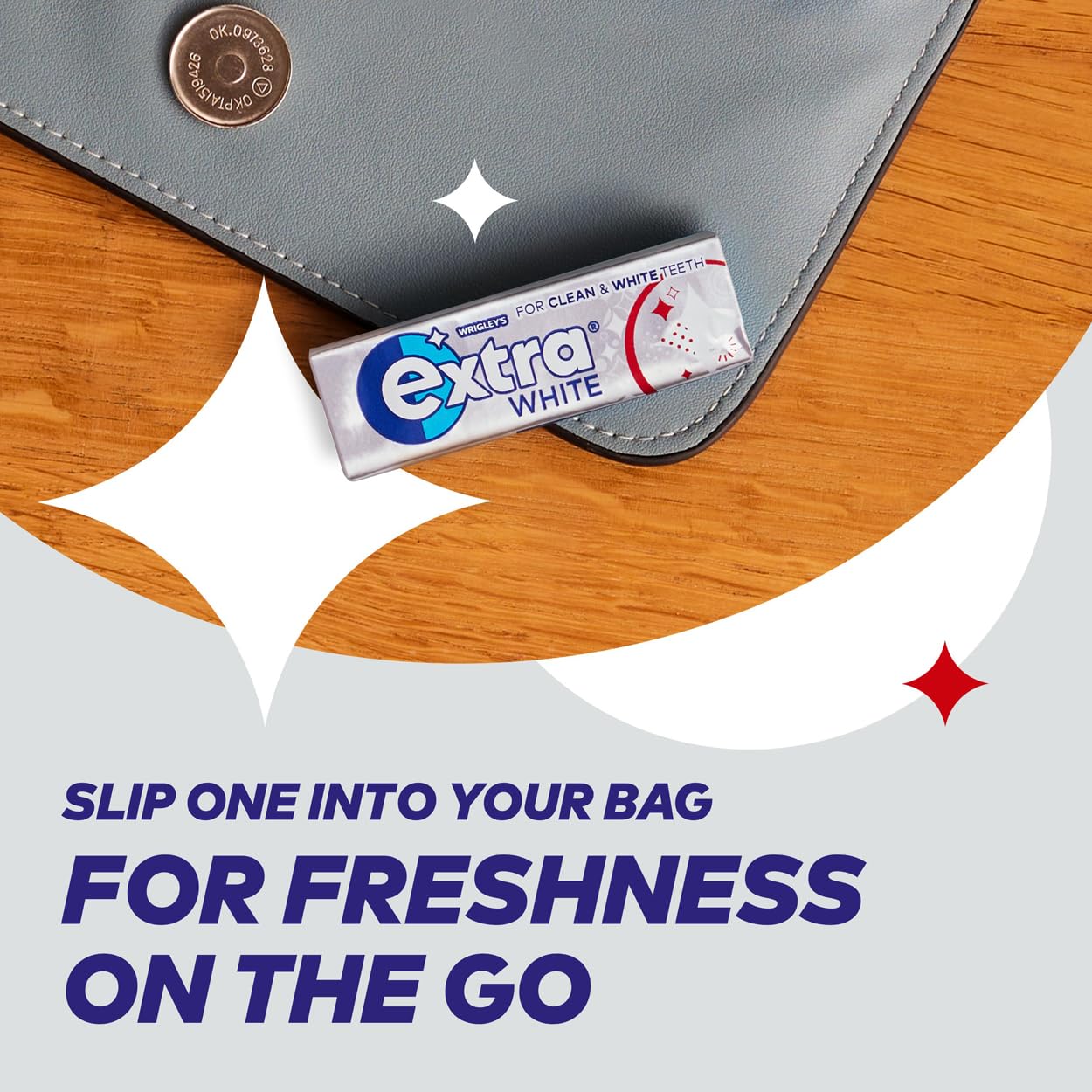 Extra - Weißer Kaugummi zuckerfrei (5 x 10 Stück) 3