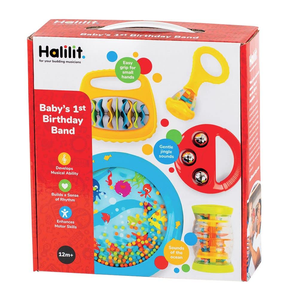 Halilit Baby's First Birthday Band Musical Instrument Set - 12 Months+ 15