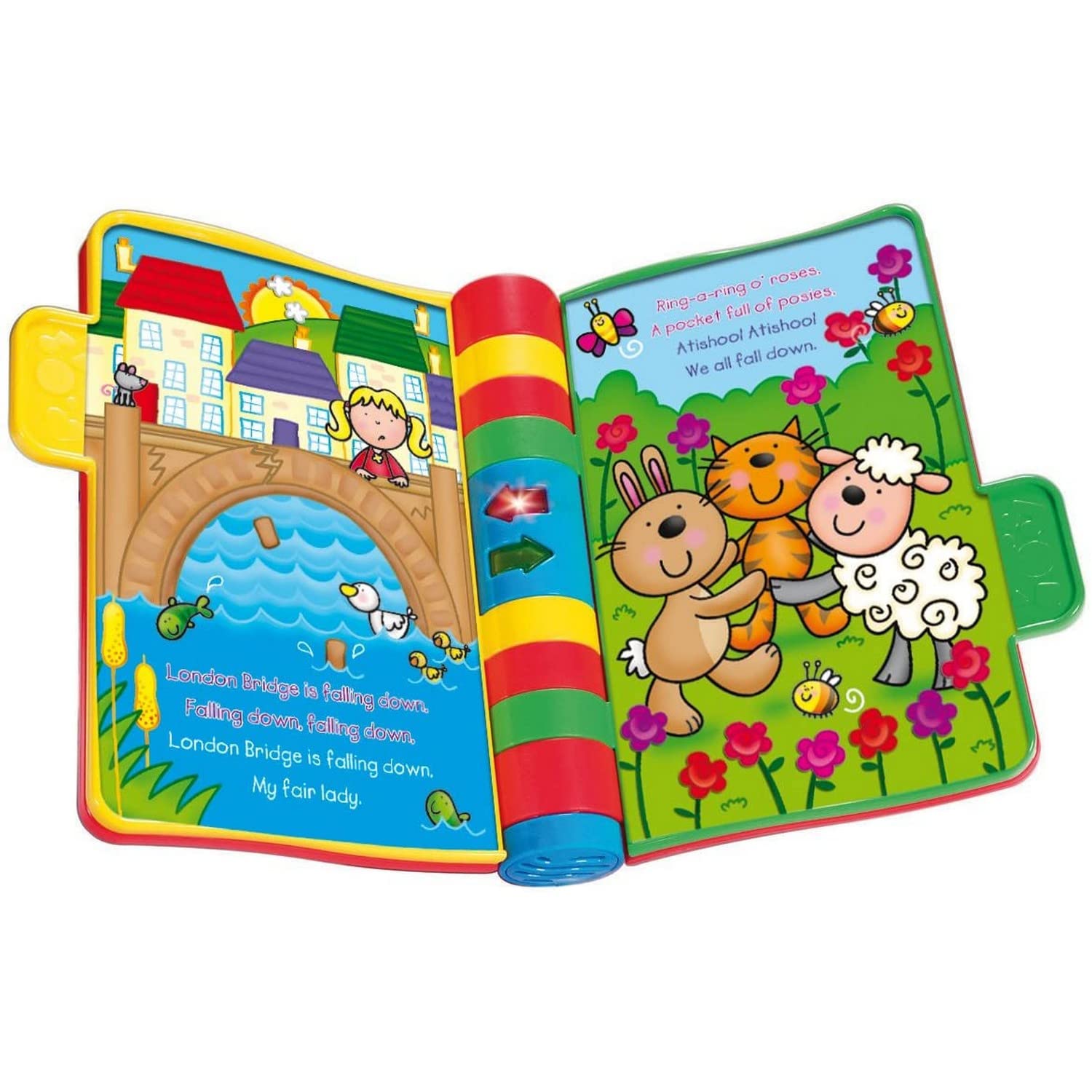 VTech Baby Nursery Rhymes Book - Interactive Musical Light-Up Book for 6 Months+