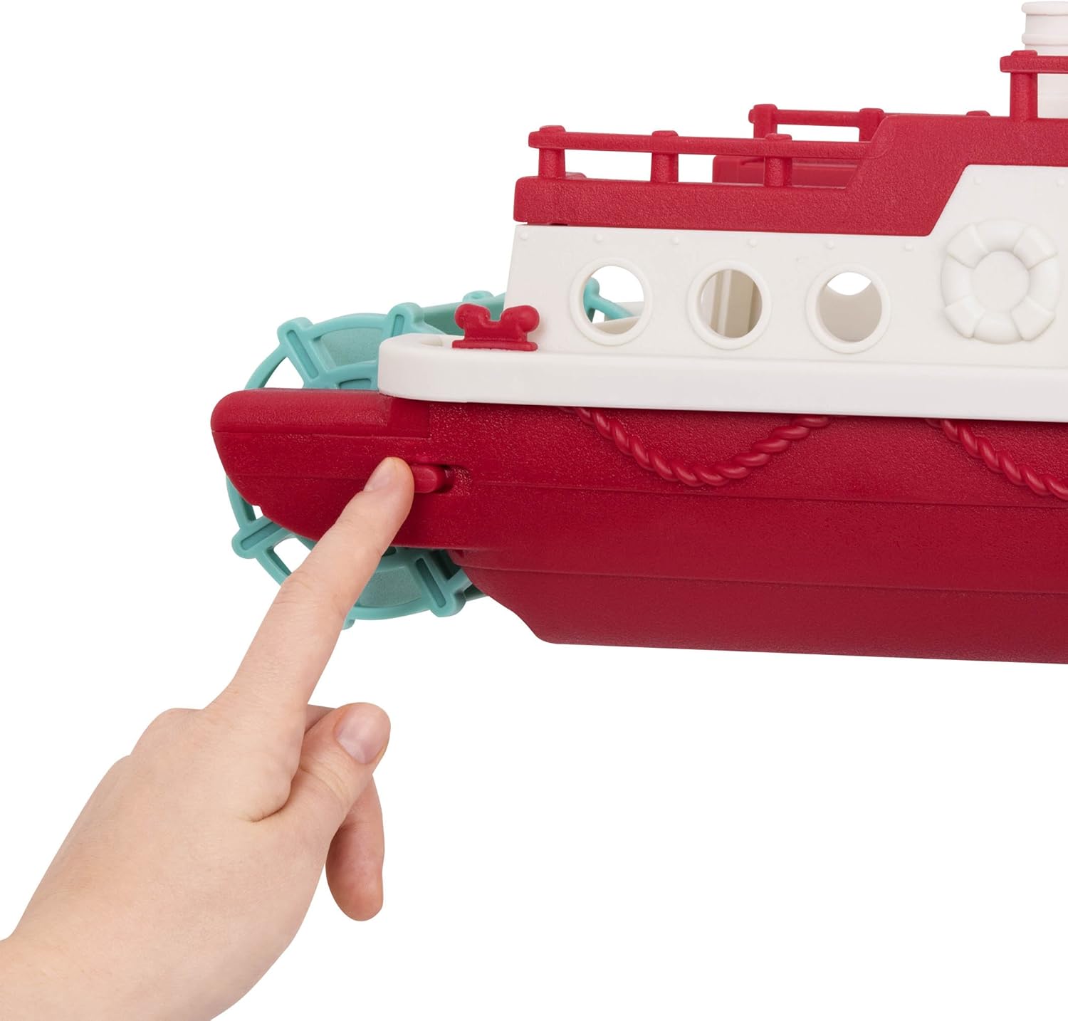 Wonder Wheels by Battat VE1059Z Ferry Floating Bath Toy Boat with Cars - Floating Playset for Toddlers 12 Months and Up 3