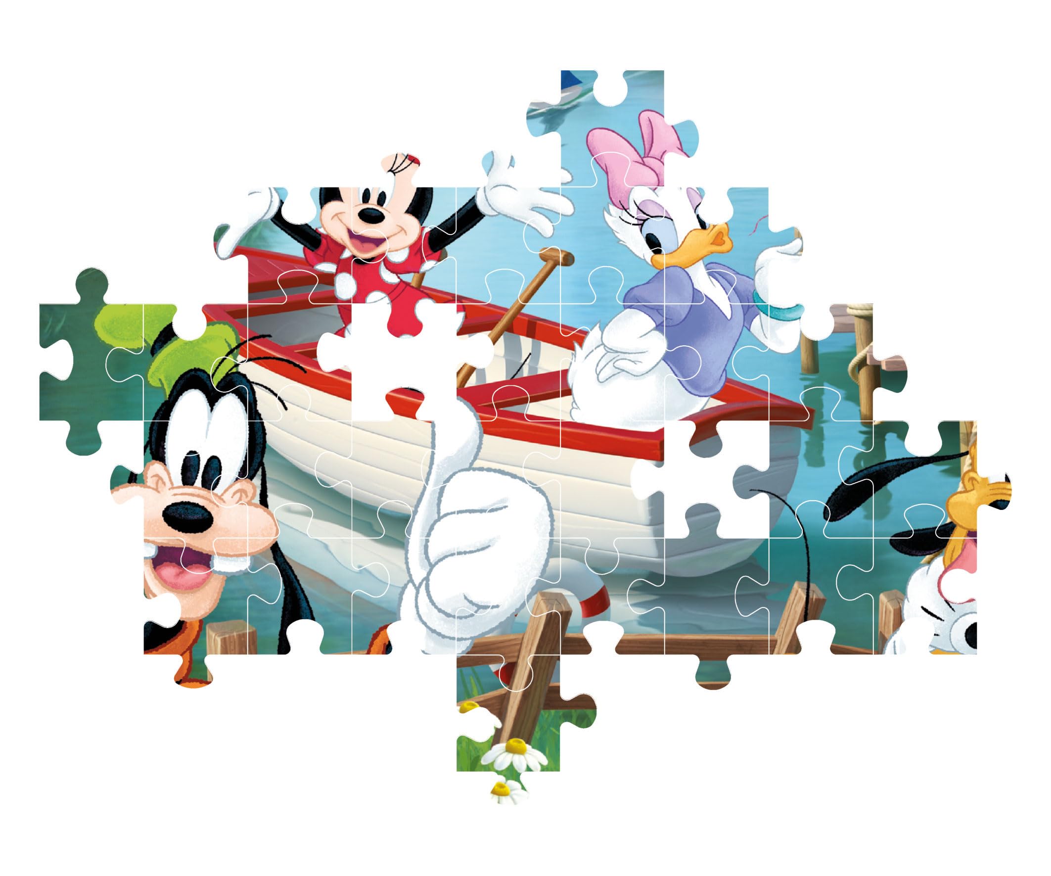 Clementoni Disney Classics 60-Piece Jigsaw Puzzle - Supercolor Puzzle for Kids