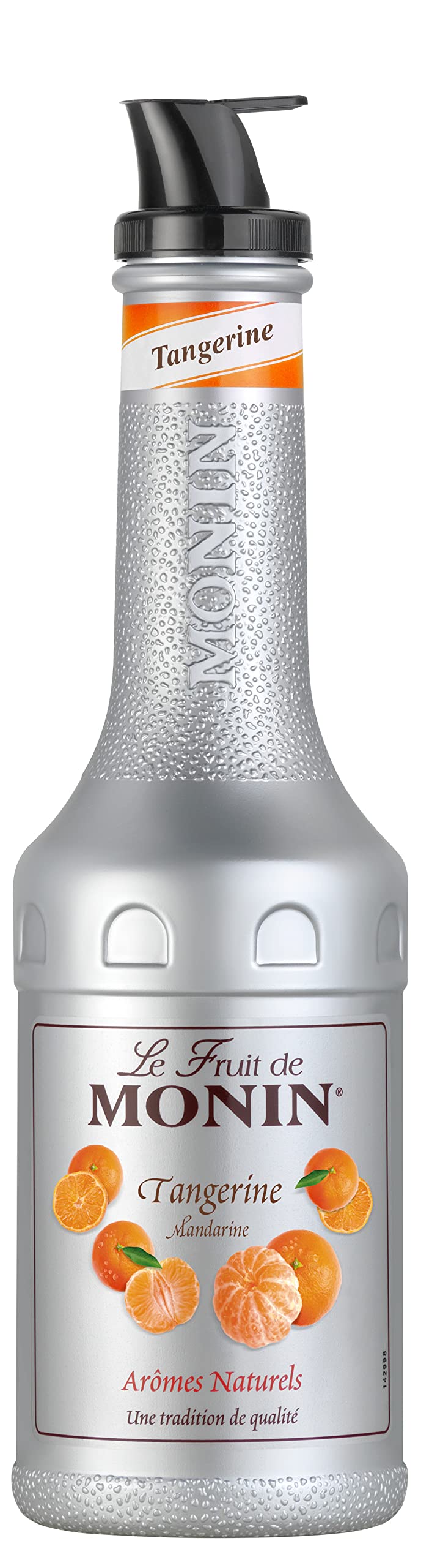 MONIN Tangerine Fruit Mix Puree 1 Litre - Vegan, Allergen-Free Citrus Syrup for Cocktails, Smoothies & Mocktails