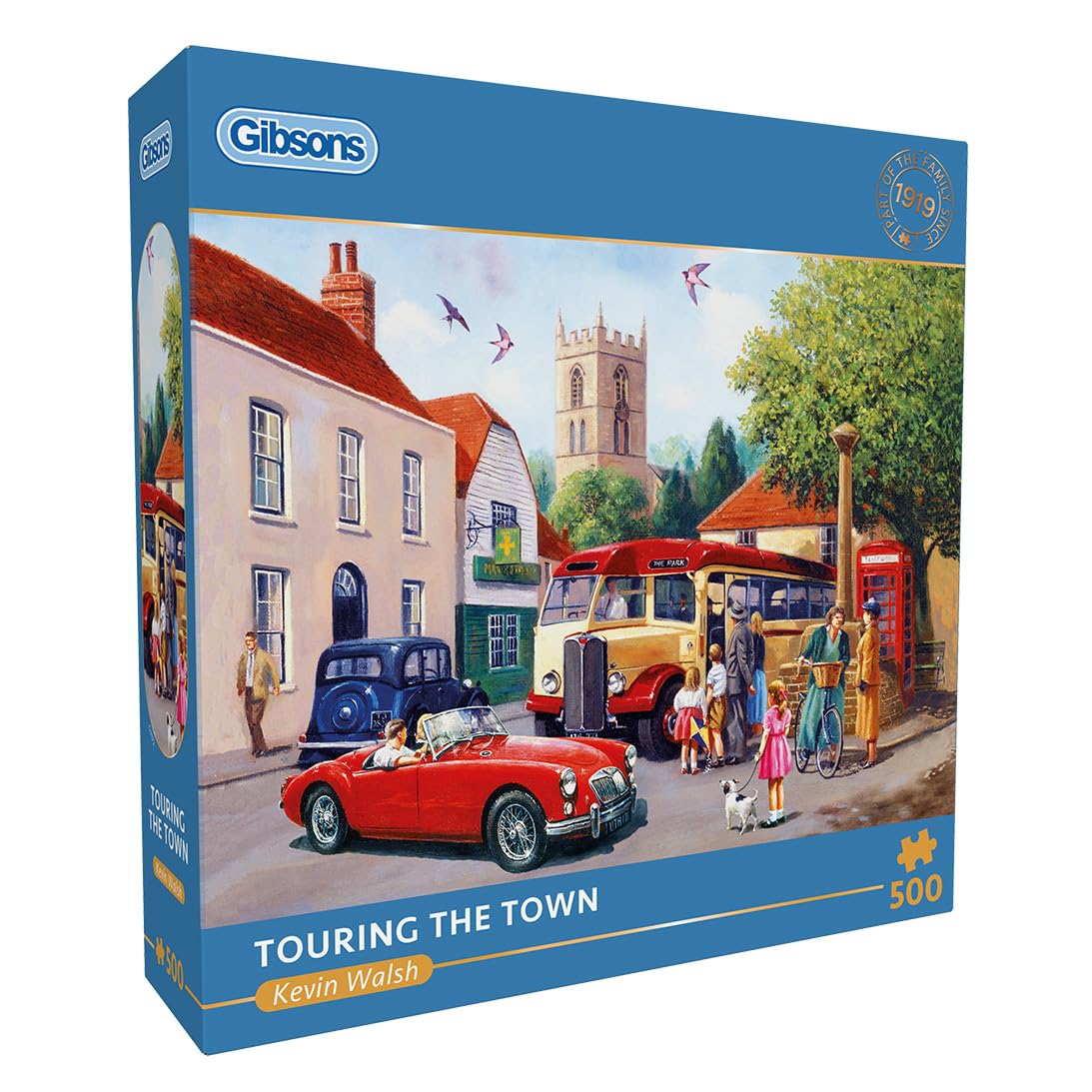 Gibsons Touring the Town 500 Piece Jigsaw Puzzle for Adults | 48 x 34 cm