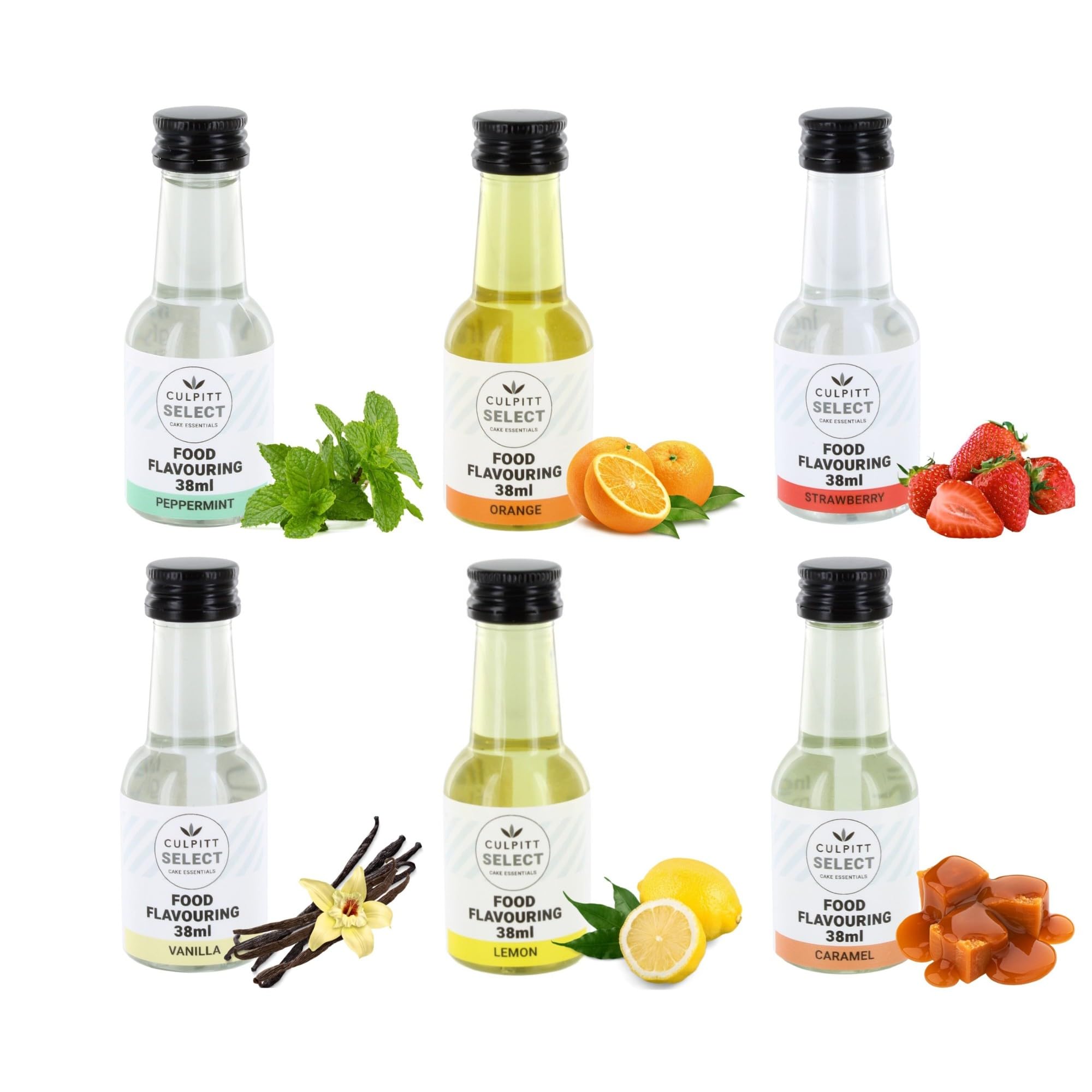 Culpitt Select - Food Flavouring 6 Pack Liquid Concentrates