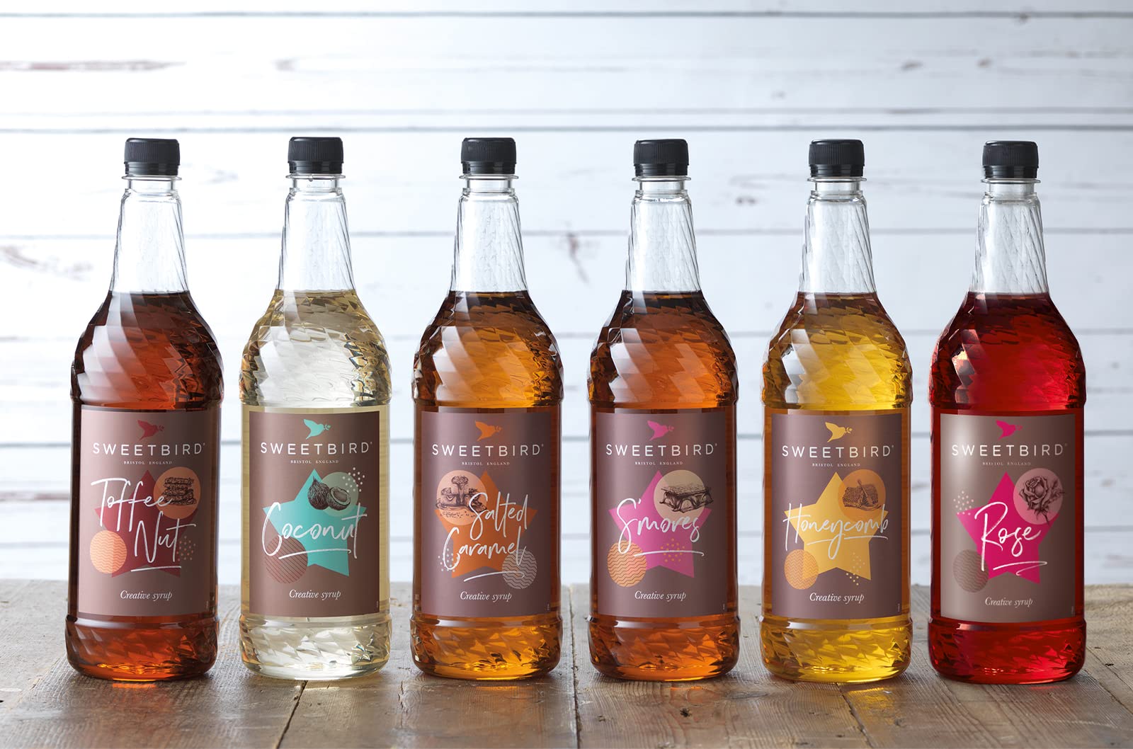 Sweetbird Salted Caramel Syrup - Vegan Friendly | 1 Litre Bottle | Made in UK 4