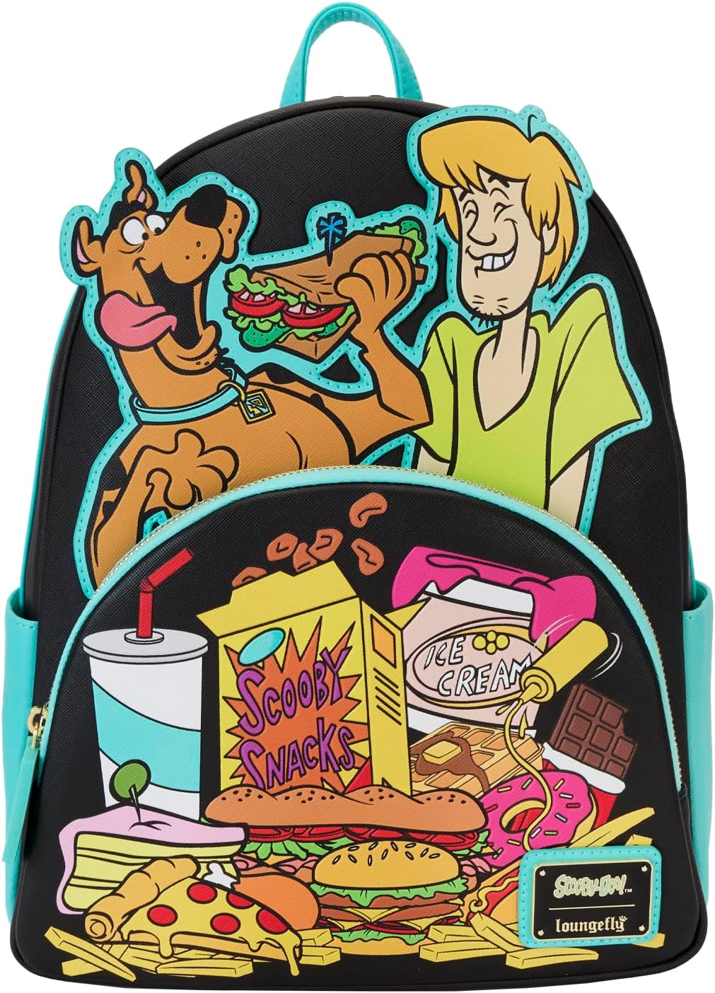 Loungefly Scooby-Doo Munchies Double Strap Shoulder Bag
