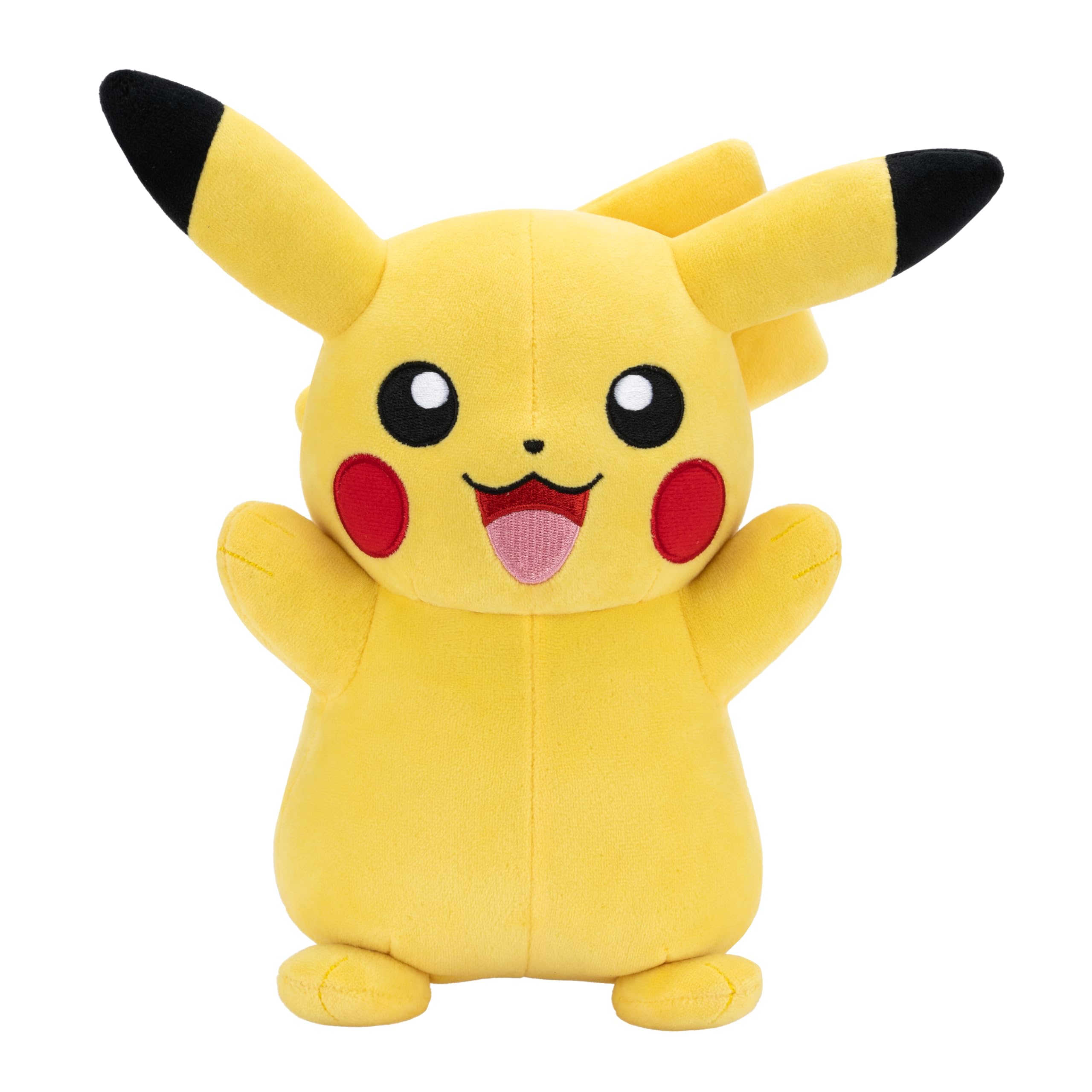 Pokémon Pikachu Plush - 12-Inch Soft Plush with Authentic Animated Series Details