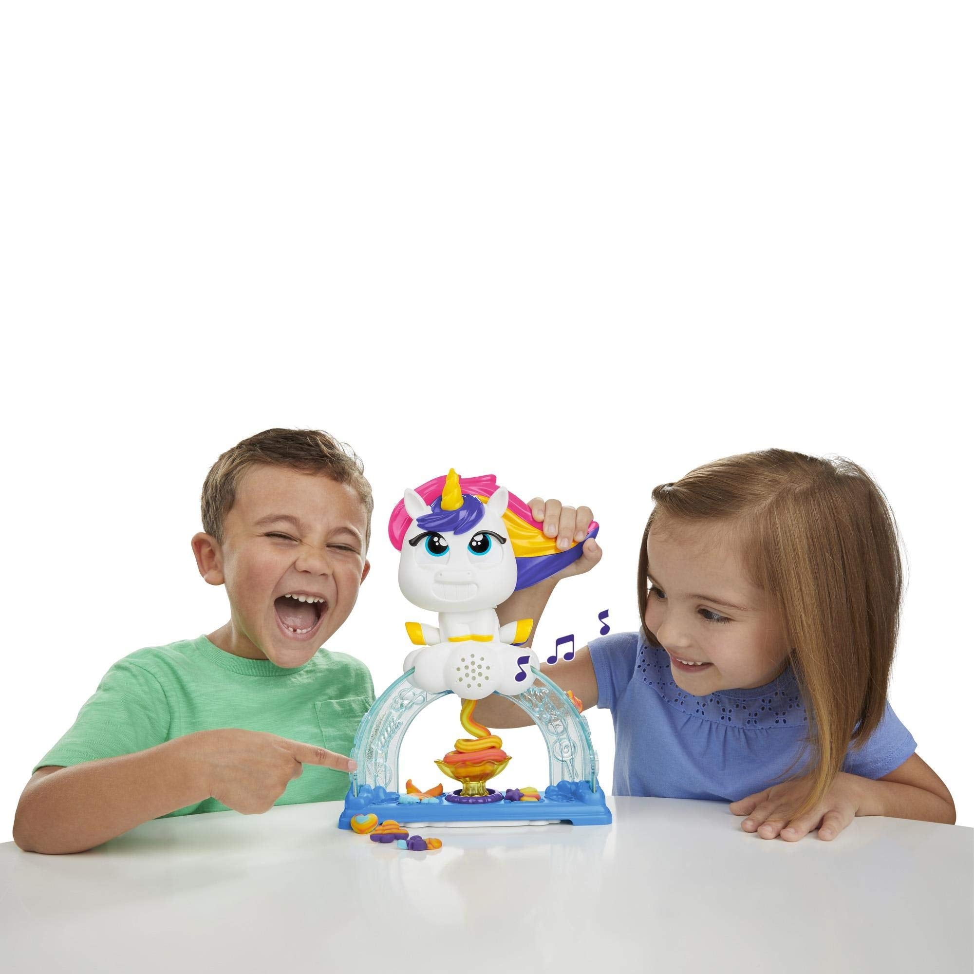 Play-Doh Tootie The Unicorn Ice Cream Set - Electronic Playset with 3 Non-Toxic Colors for Kids 3+ 8
