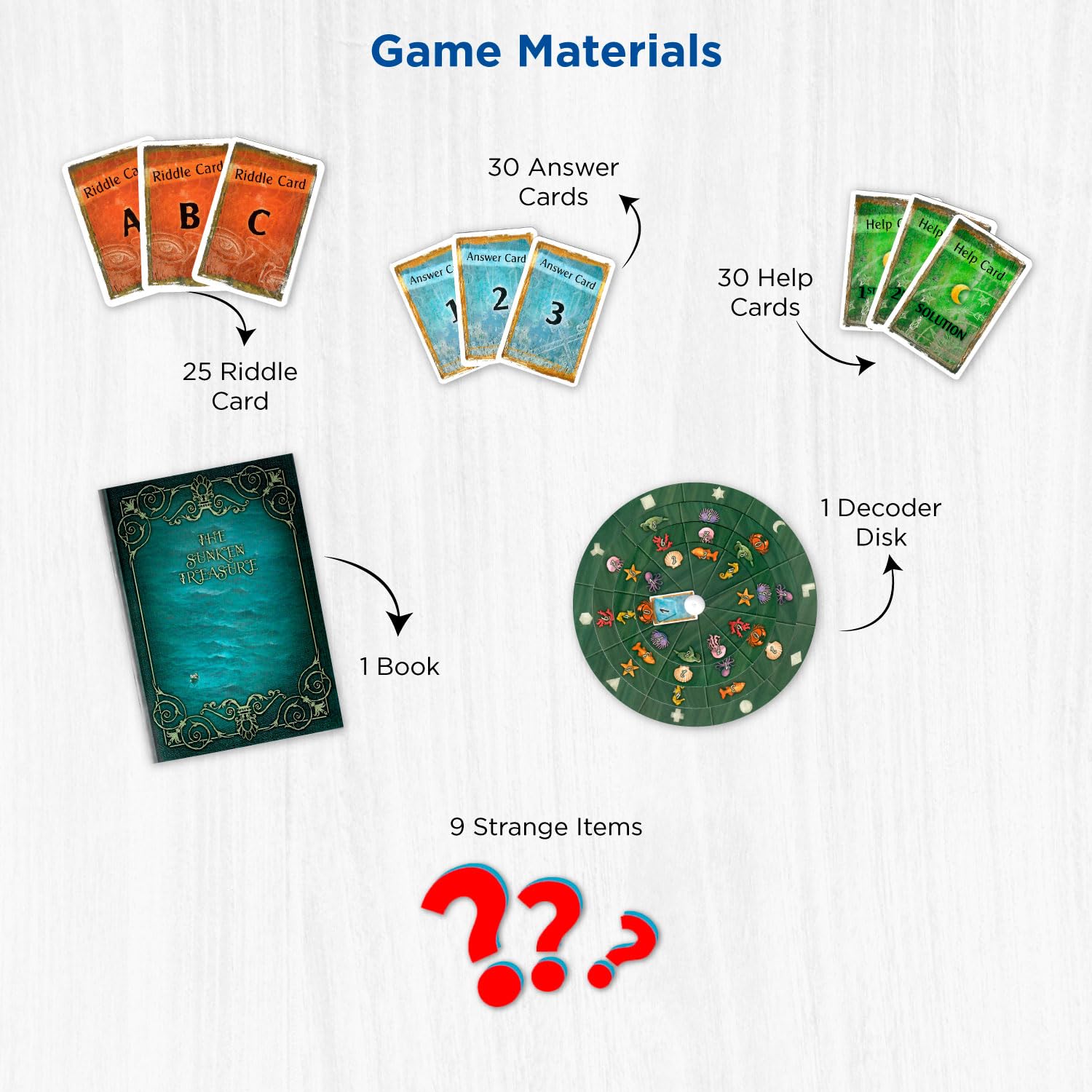 Thames & Kosmos EXIT: The Sunken Treasure – Beginner Level Escape Room Board Game for 1-4 Players 6