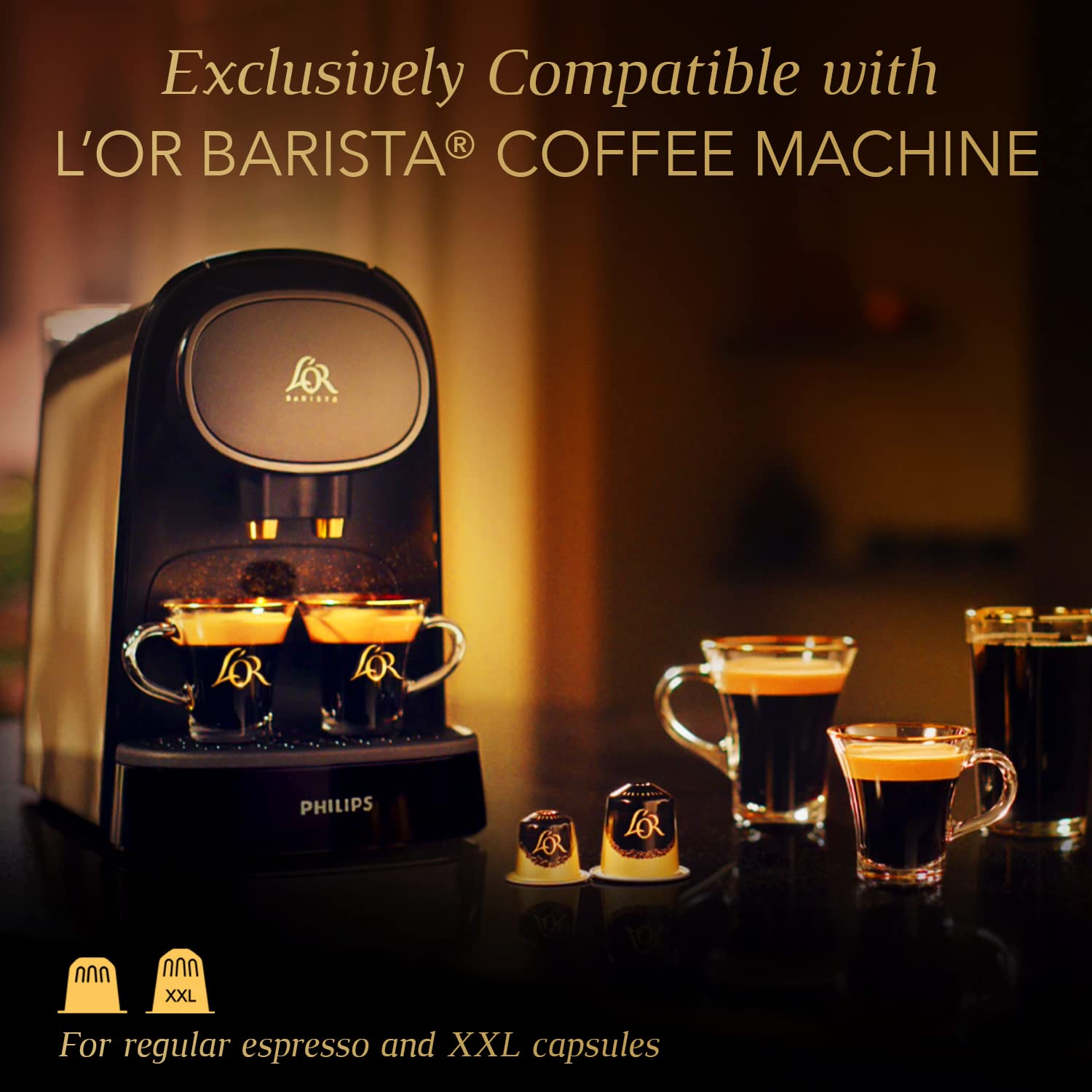 L'OR BARISTA Double Ristretto XXL Aluminium Medium Roast Coffee Capsules (50 Capsules) 4