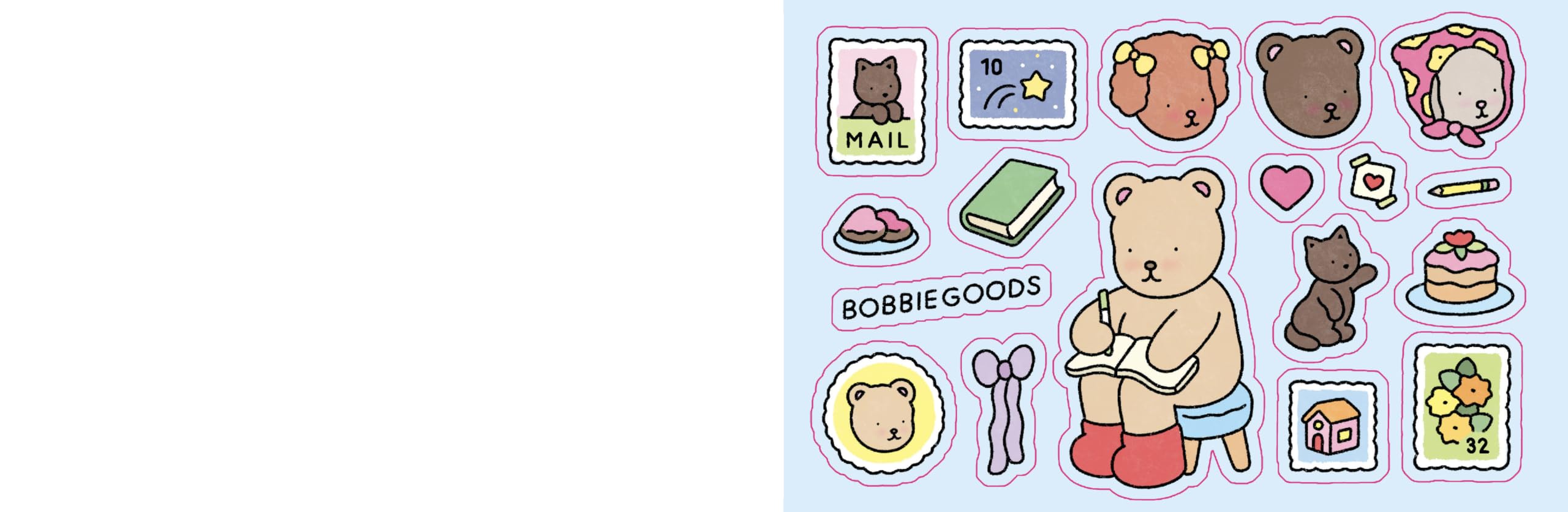 Walter Foster Publishing Bobbie Goods Postcard Coloring Book - 20 Detachable Postcards | 35 Stickers 6