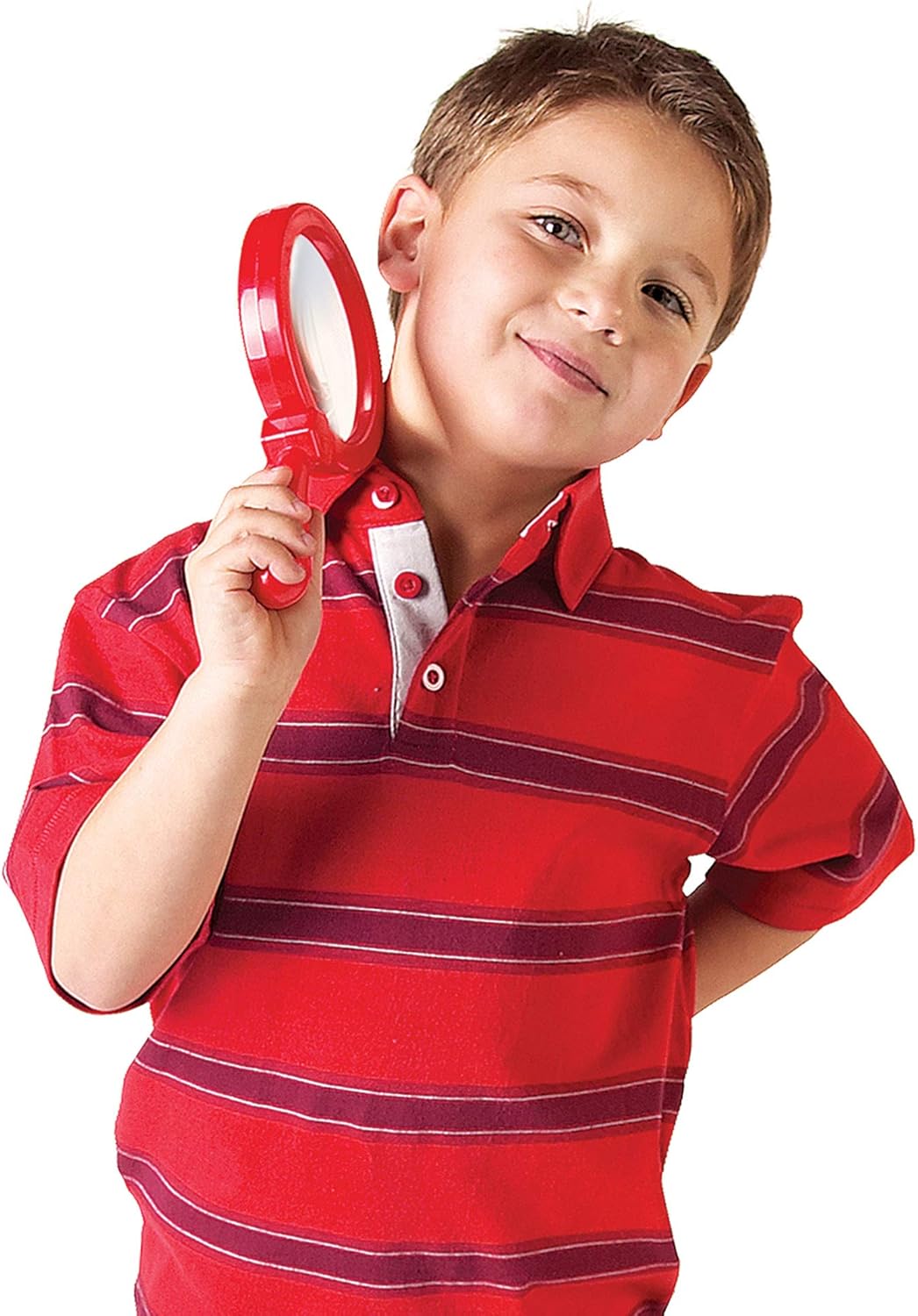 Learning Resources Jumbo Magnifiers - 4.5x Magnification Set of 6 for Kids 4