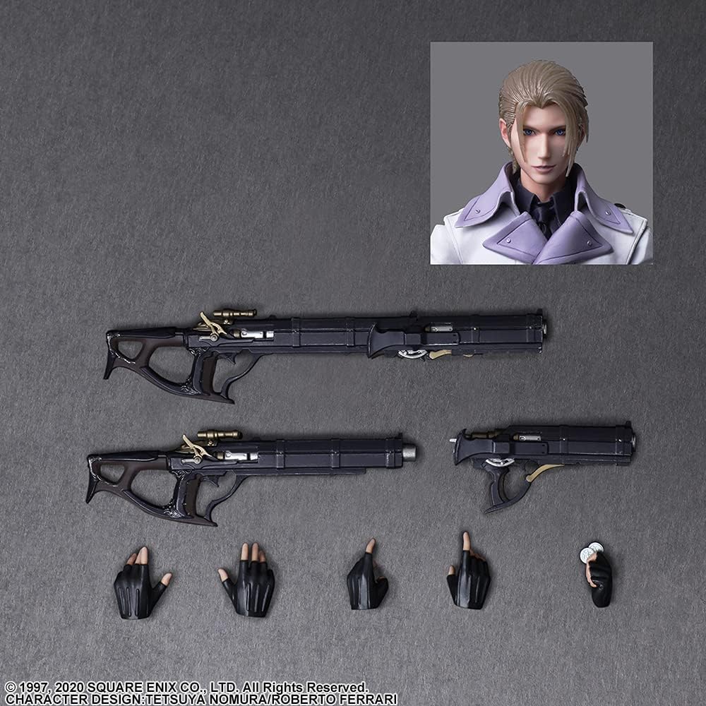 FINAL FANTASY VII REMAKE PLAY ARTS KAI ACTION FIGURE RUFUS SHINRA