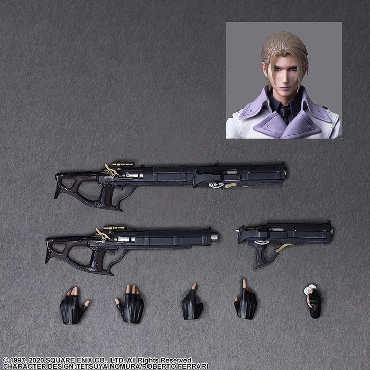 FINAL FANTASY VII REMAKE PLAY ARTS KAI ACTION FIGURE RUFUS SHINRA