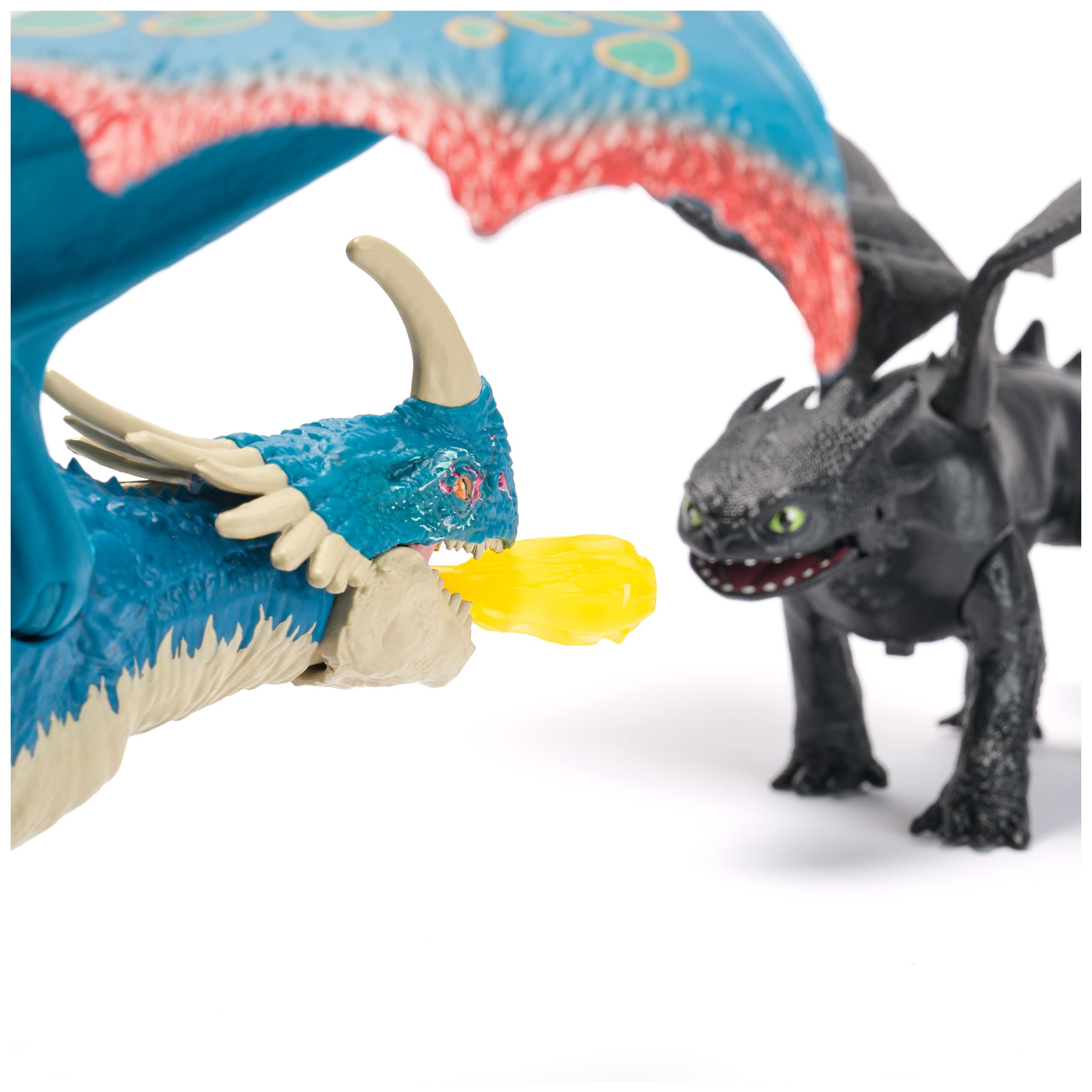 Dreamworks Dragons Battle Dragons Fire Blast Deadly Nadder - 10" Action Figure with Fire Projectile