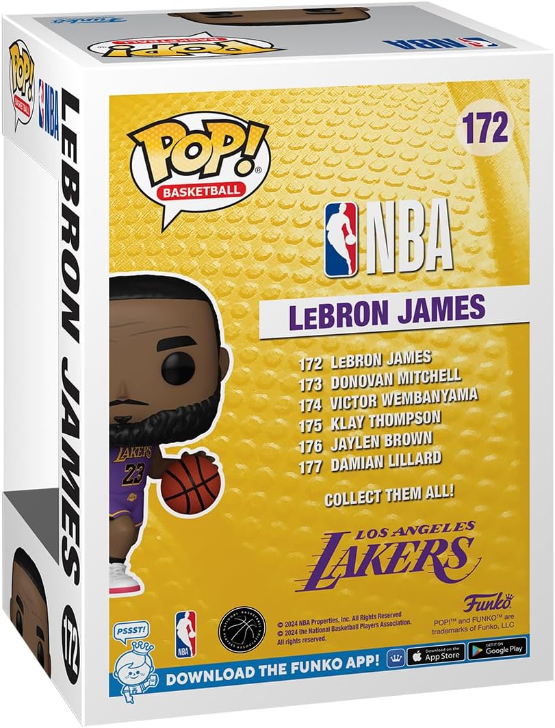 Funko Pop! NBA: Lakers - LeBron James Vinyl Figure 3
