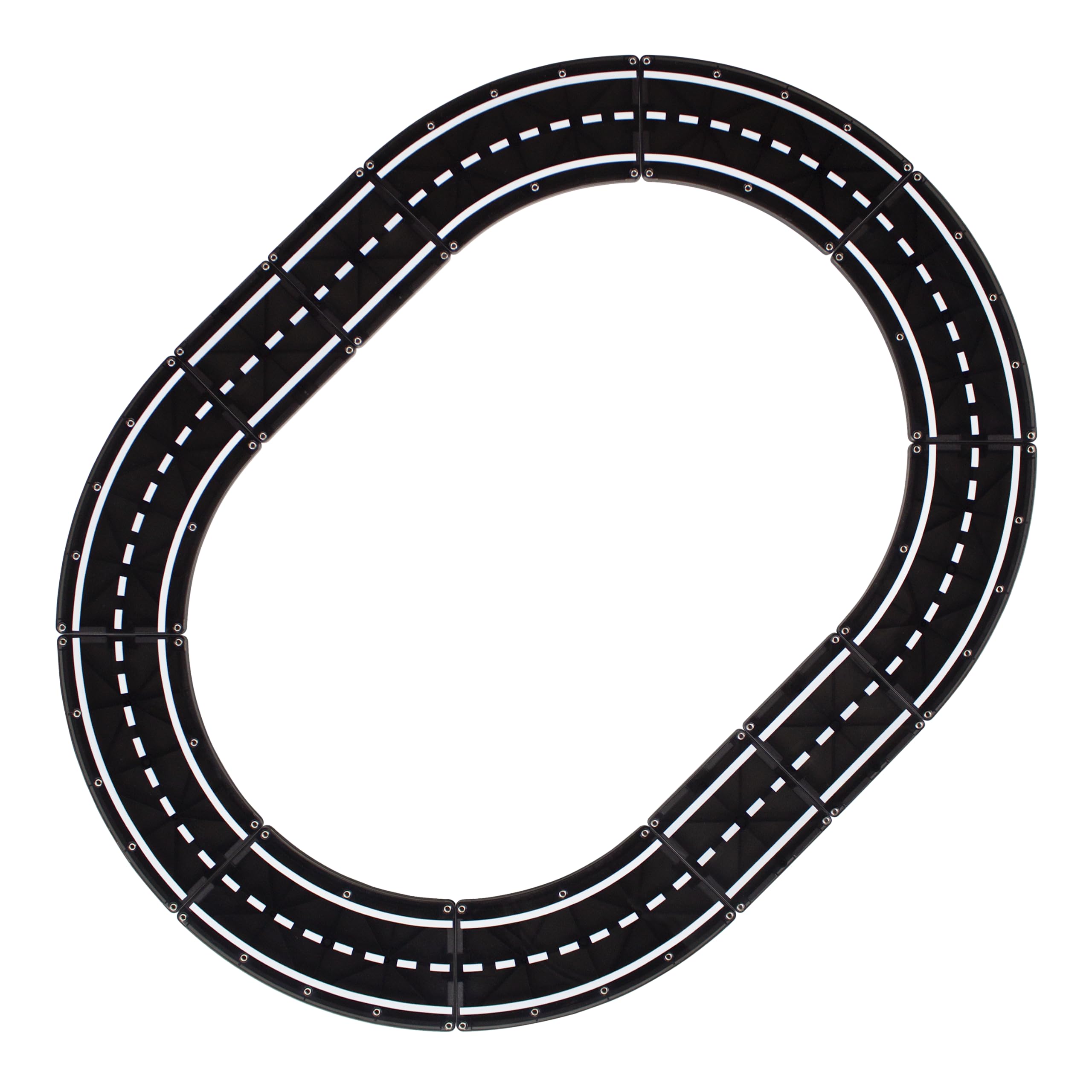 MAGNA-TILES XTRAS: Roads 12-Piece Magnetic Construction Set - Building Toys for Kids 3+