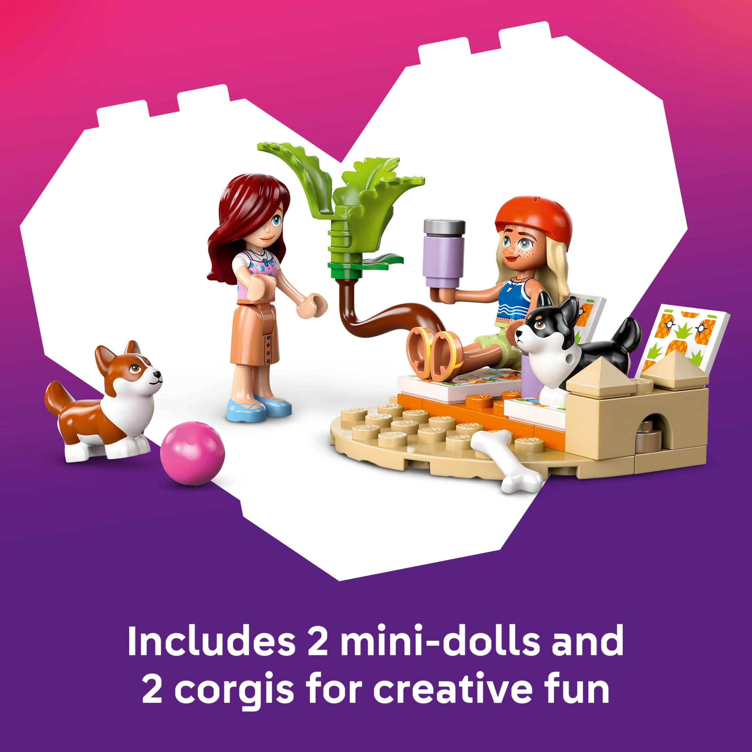 LEGO Friends Surfing Dogs and Scooter Adventure Set - Building Toy with Mini Dolls and Vehicles for Ages 6+ 10