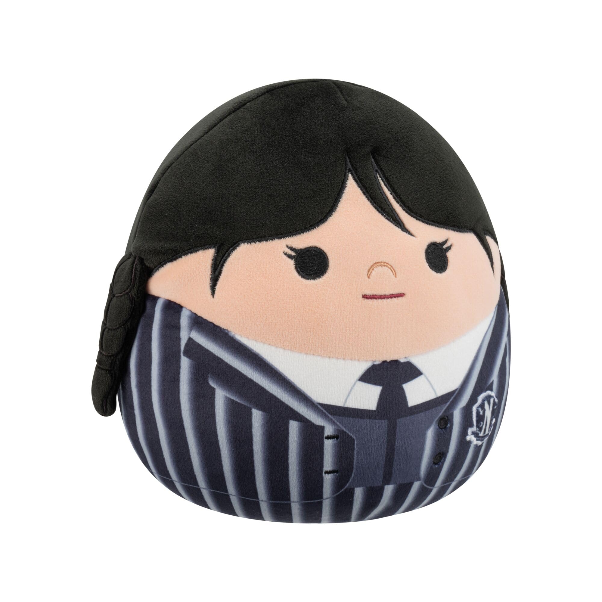 Squishmallows 8-Inch Wednesday in Uniform Plush - Soft Collectible Doll for Kids 3+