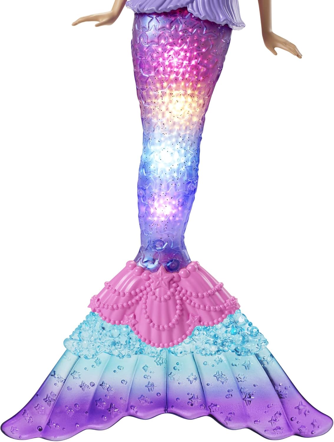Barbie Dreamtopia Twinkle Lights Mermaid Doll - Light-Up Feature, Ages 3 to 9