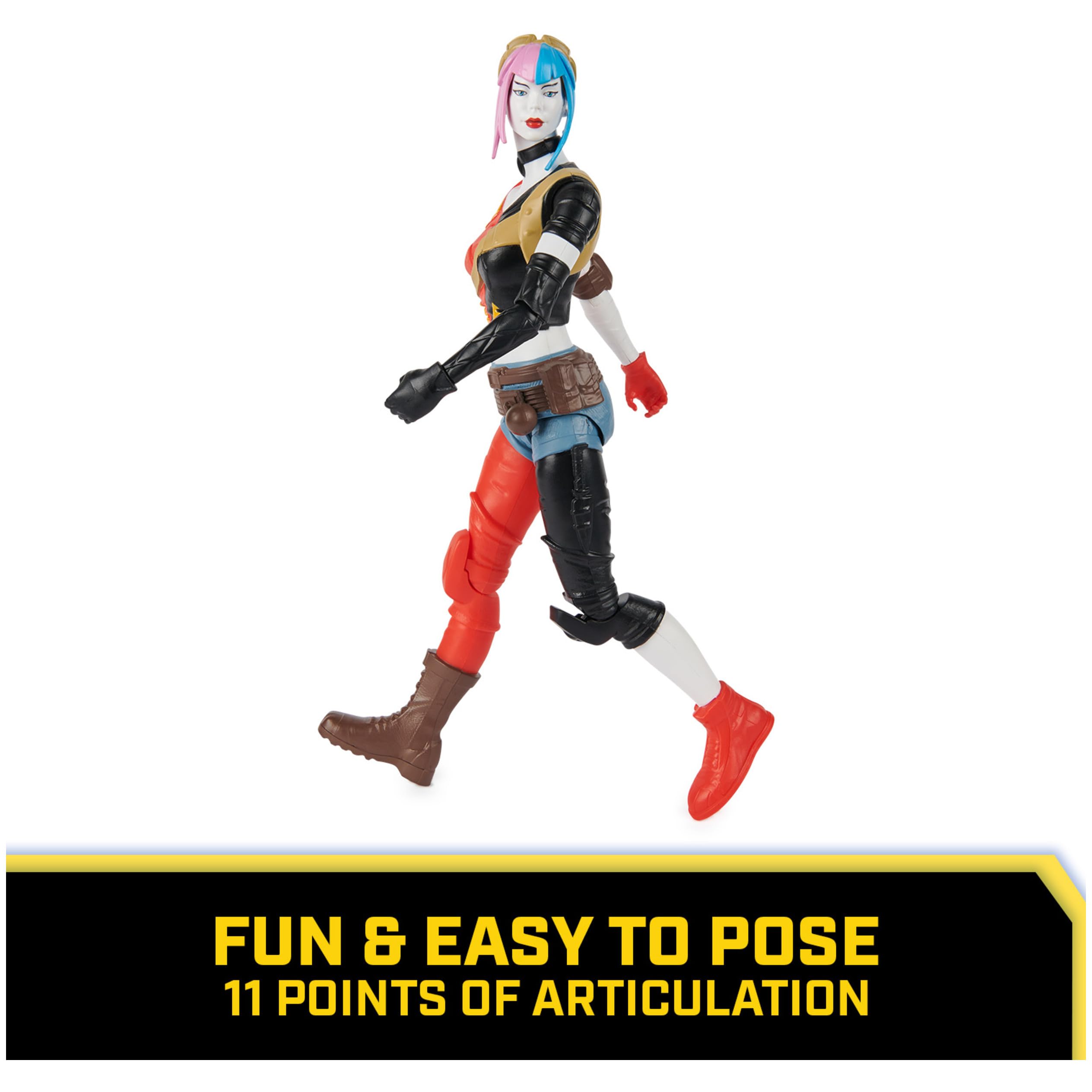 DC Comics Harley Quinn Action Figure - 30cm, 11 Points of Articulation | Ages 3+ 4