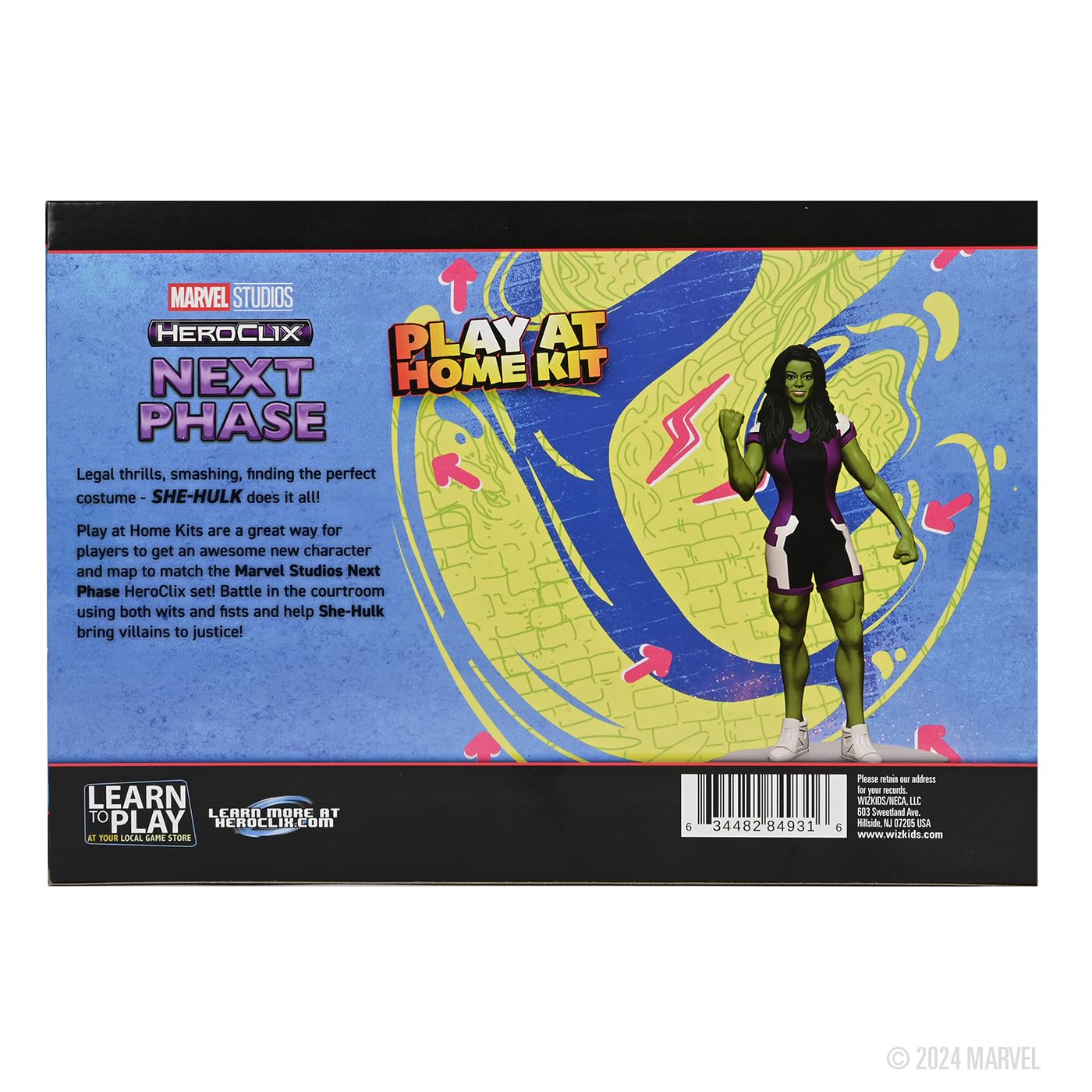 WizKids Marvel HeroClix: She-Hulk Play at Home Kit - Limited Edition Figure