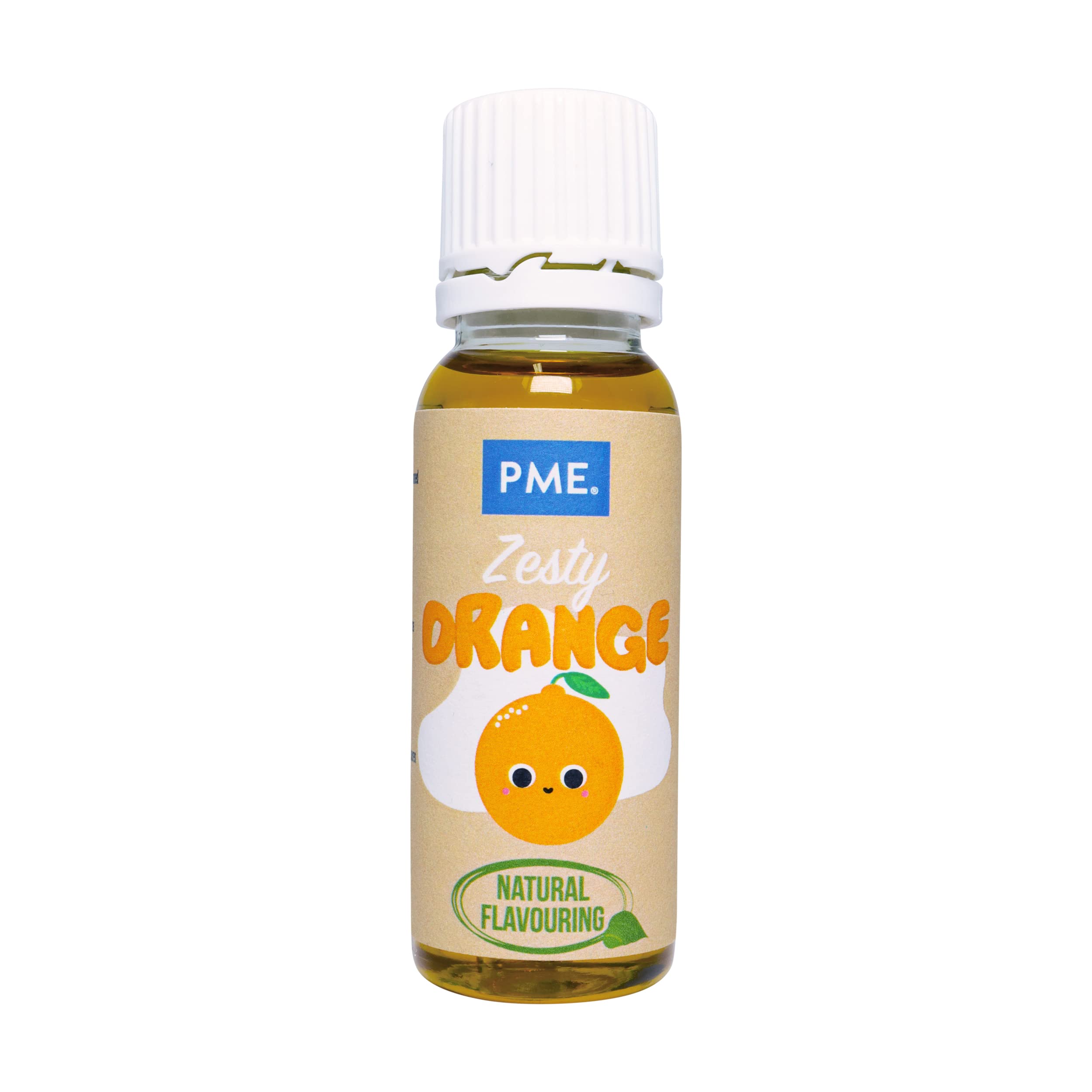 PME 100% Natural Orange Oil Flavour - 23 ml Baking Extract | Alcohol Free