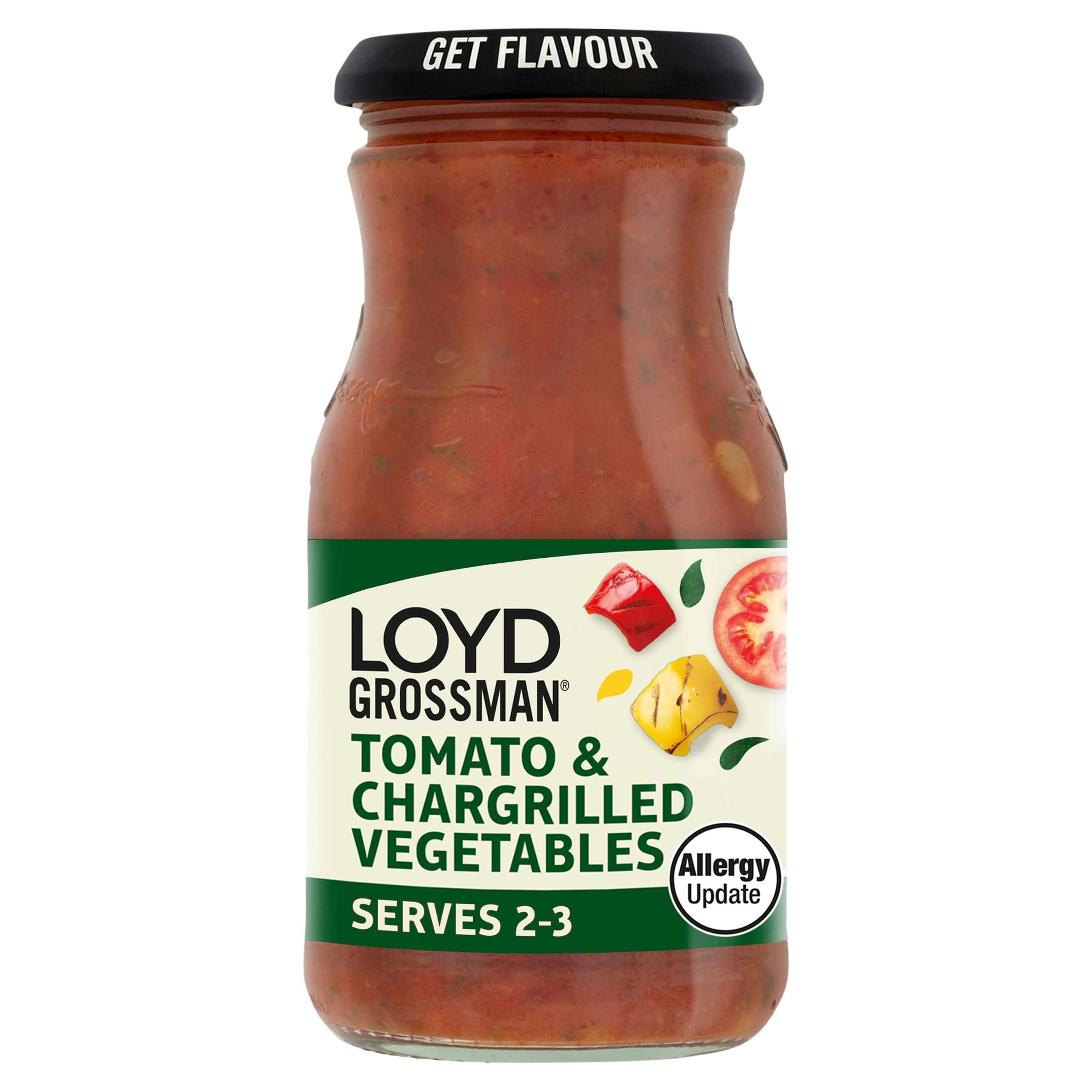 Loyd Grossman Italienische Tomaten- und Grillgemüsesauce – 350 g