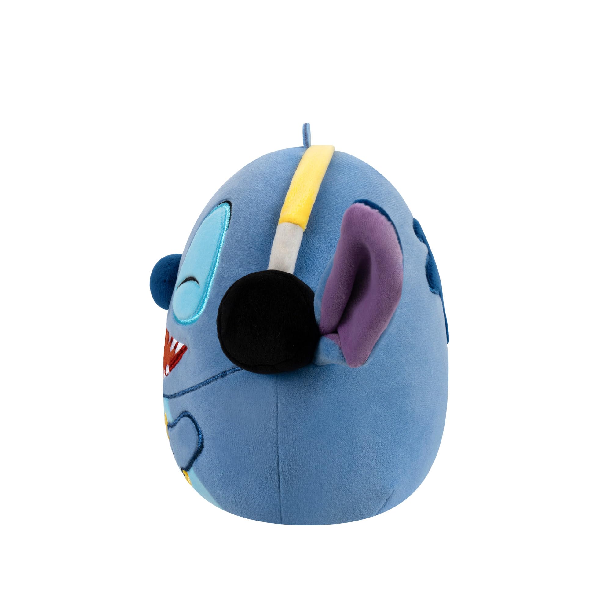 Squishmallows 8-Inch Disney Stitch with Headphones Plush - Soft Cuddly Toy for Kids 3