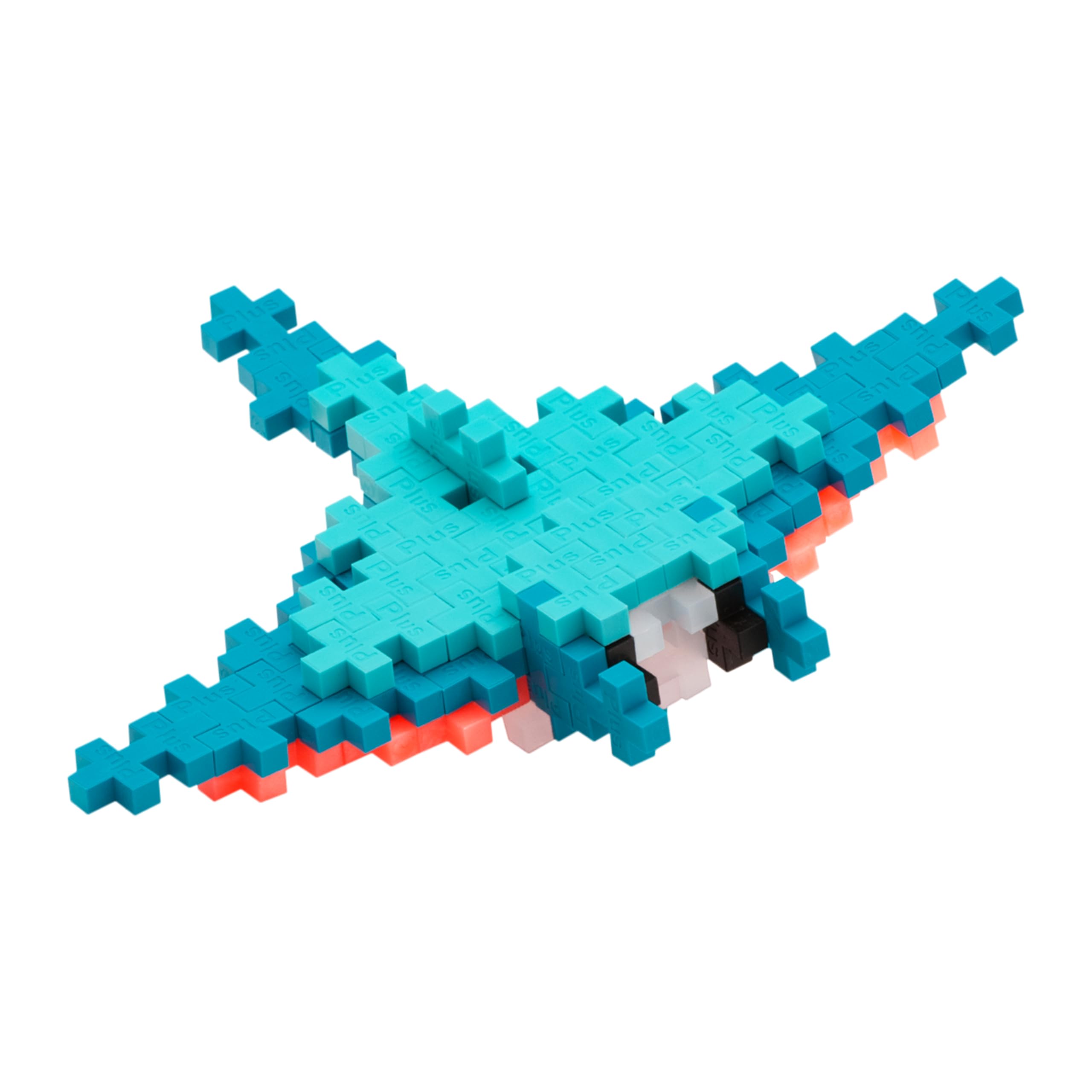 PLUS PLUS Building Blocks Toy - 100-Piece Manta Ray Set for Creative Building 9