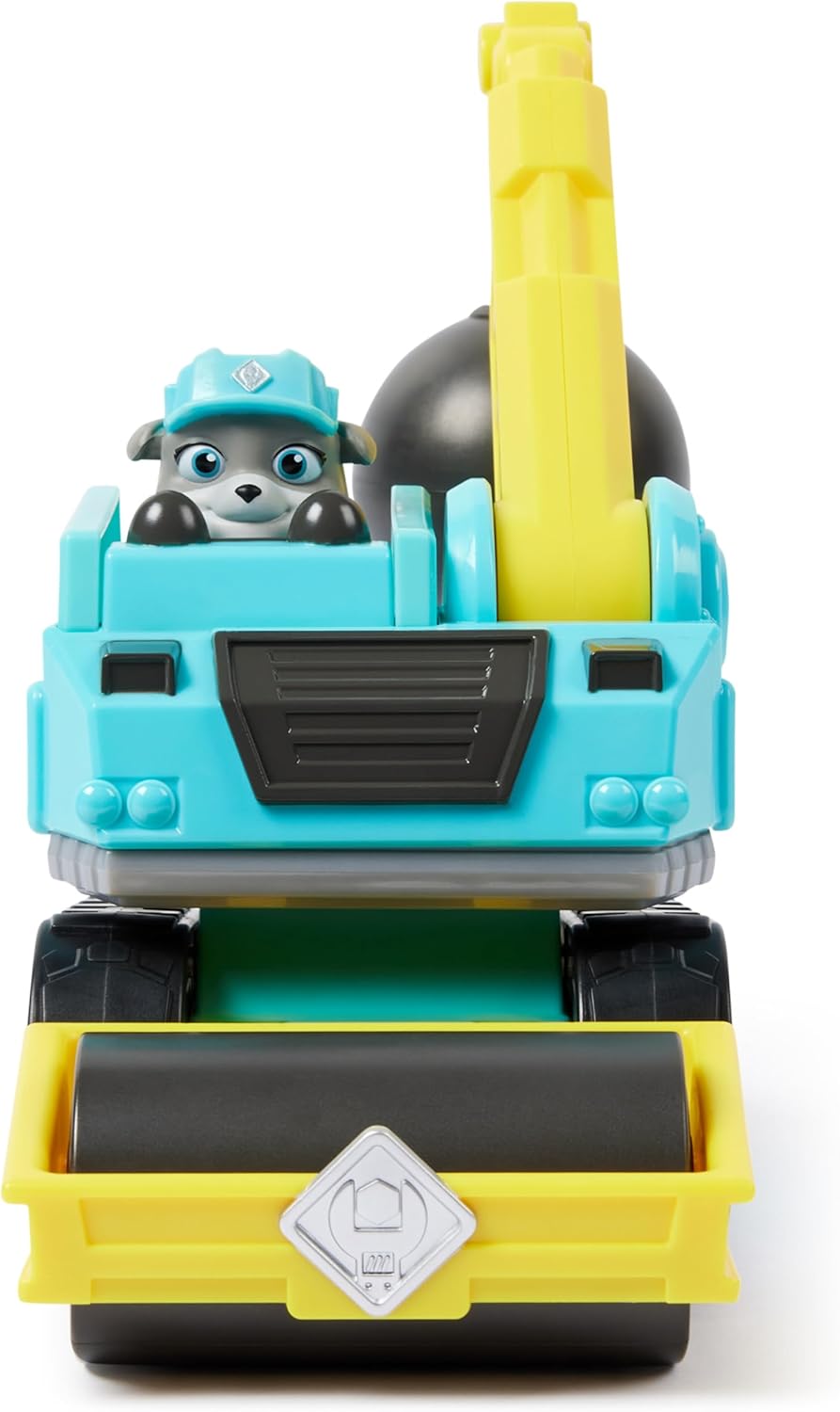 Rubble & Crew Motor's Wrecking Ball Toy Truck with Action Figure - Construction Vehicle for Kids 3+