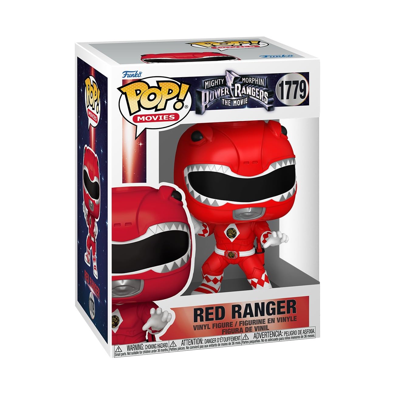 Funko Pop! Movies: Mighty Morphin Power Rangers Movie - Red Ranger Vinyl Figure